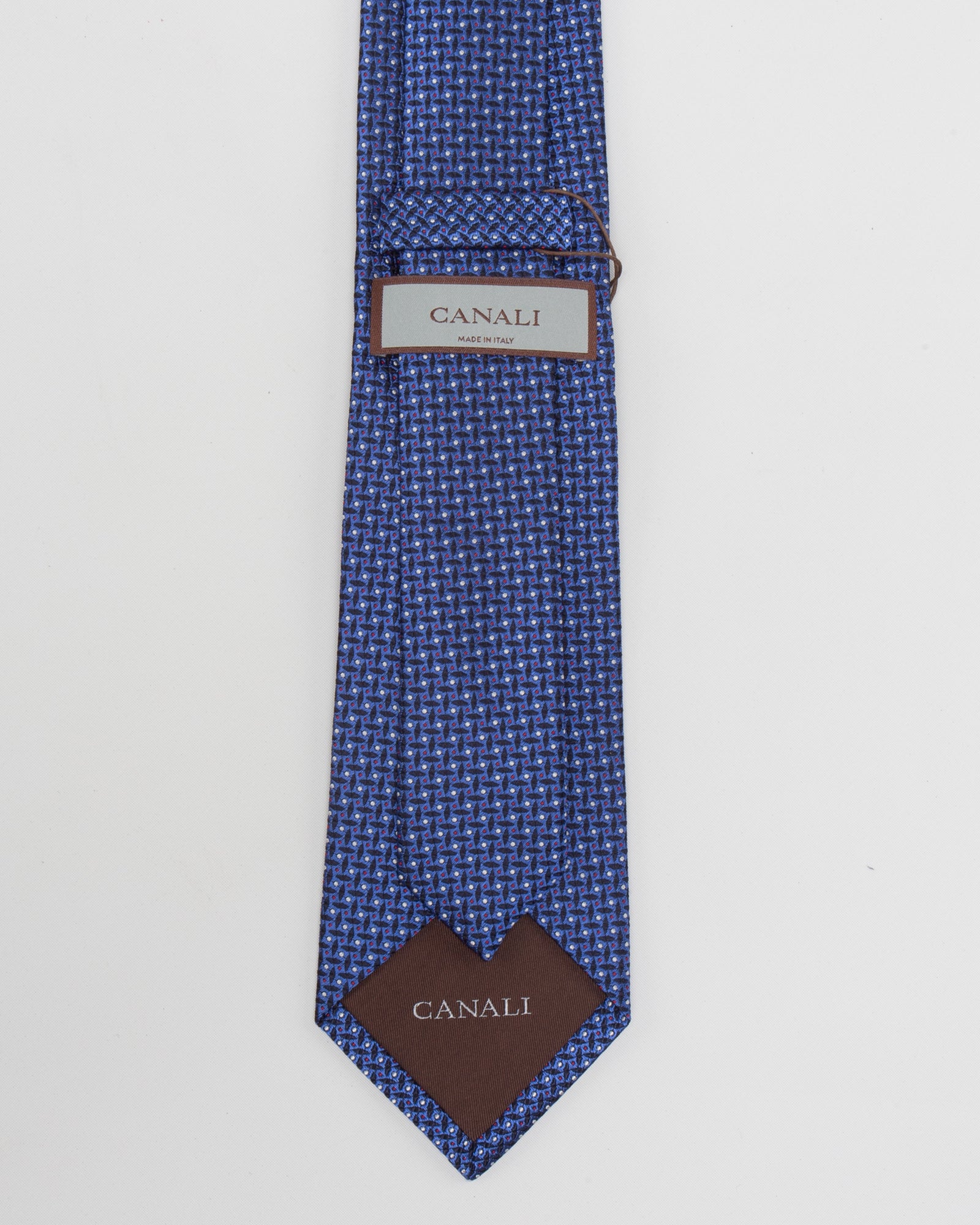 CANALI - Cravatta in seta micro pois | macciocu.com