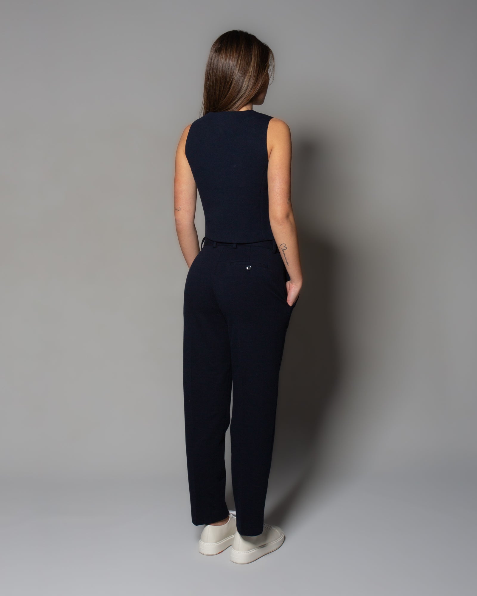 CIRCOLO 1901 - Pantaloni carrot in jersey di cotone | macciocu.com