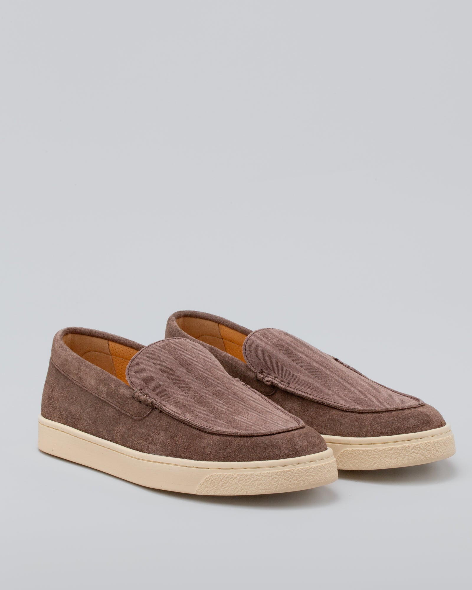 BRUNELLO CUCINELLI - Mocassino slip on in suede | macciocu.com