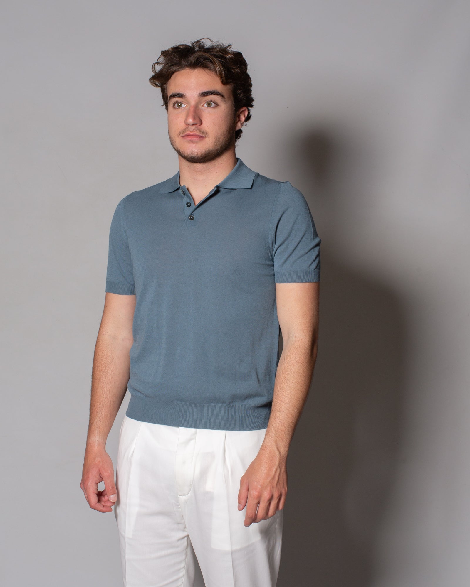 HINDUSTRIE - Polo in crêpe di cotone | macciocu.com