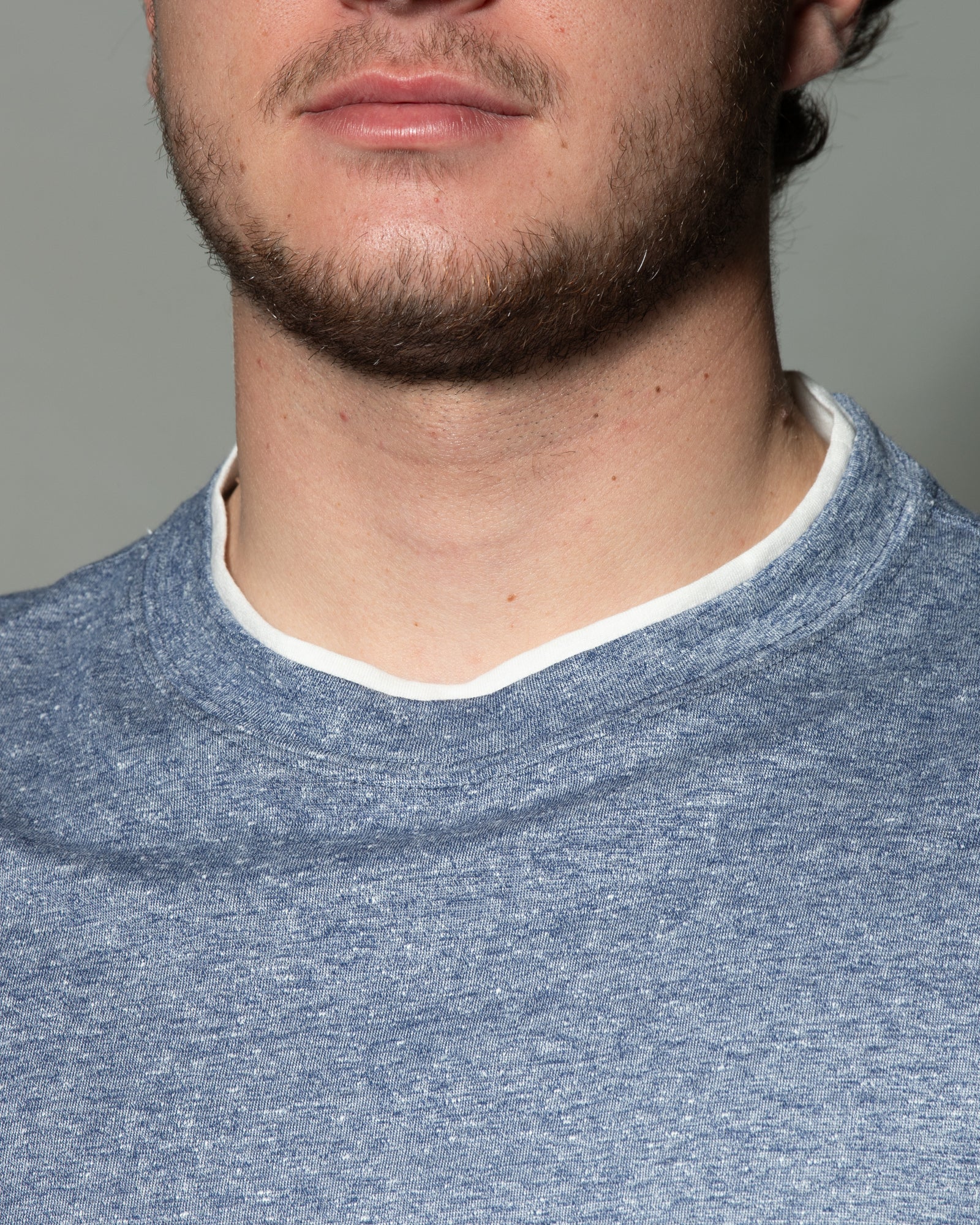 BRUNELLO CUCINELLI - T-Shirt in jersey di lino e cotone | macciocu.com