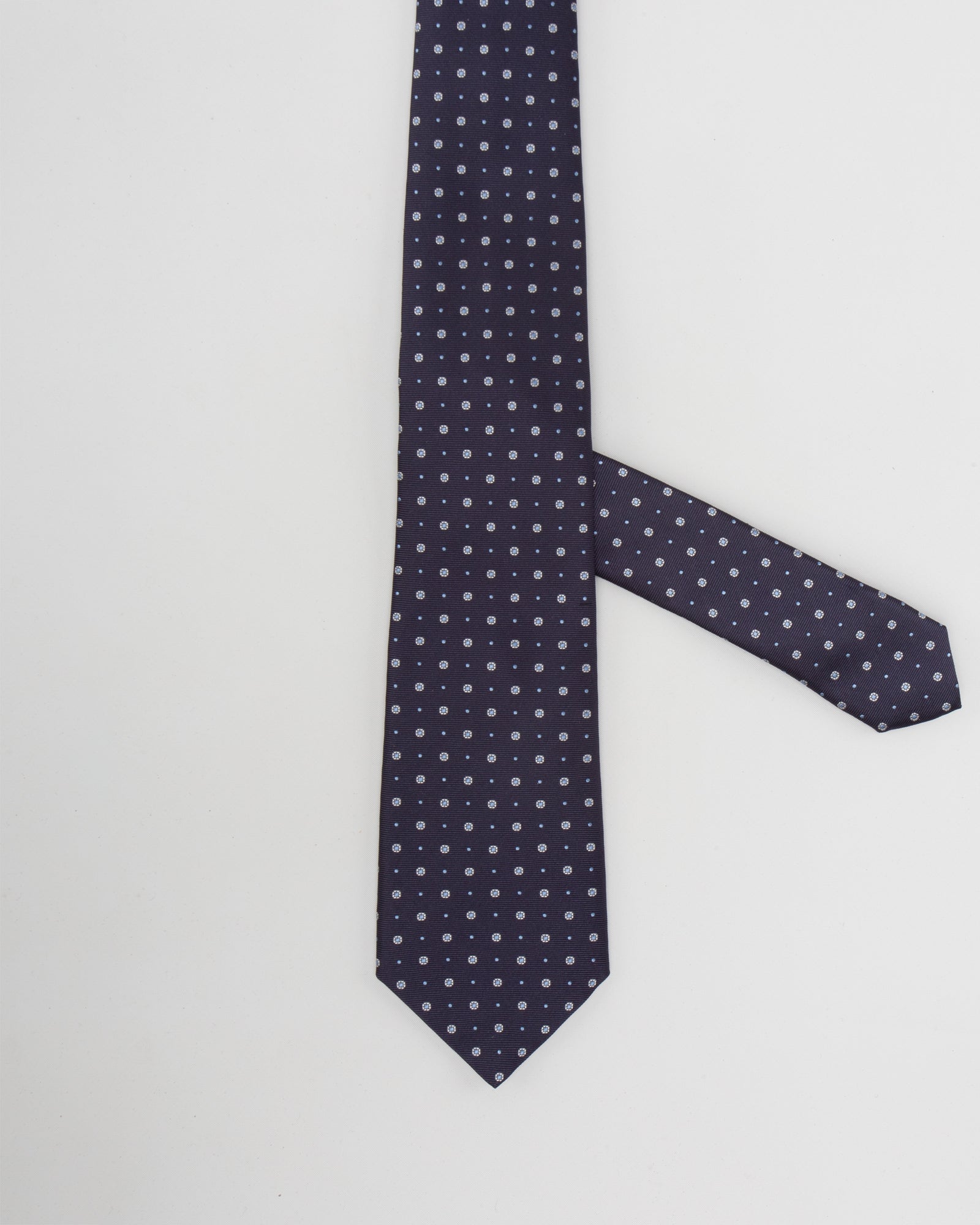 CANALI - Cravatta in seta con fantasia micro disegni | macciocu.com