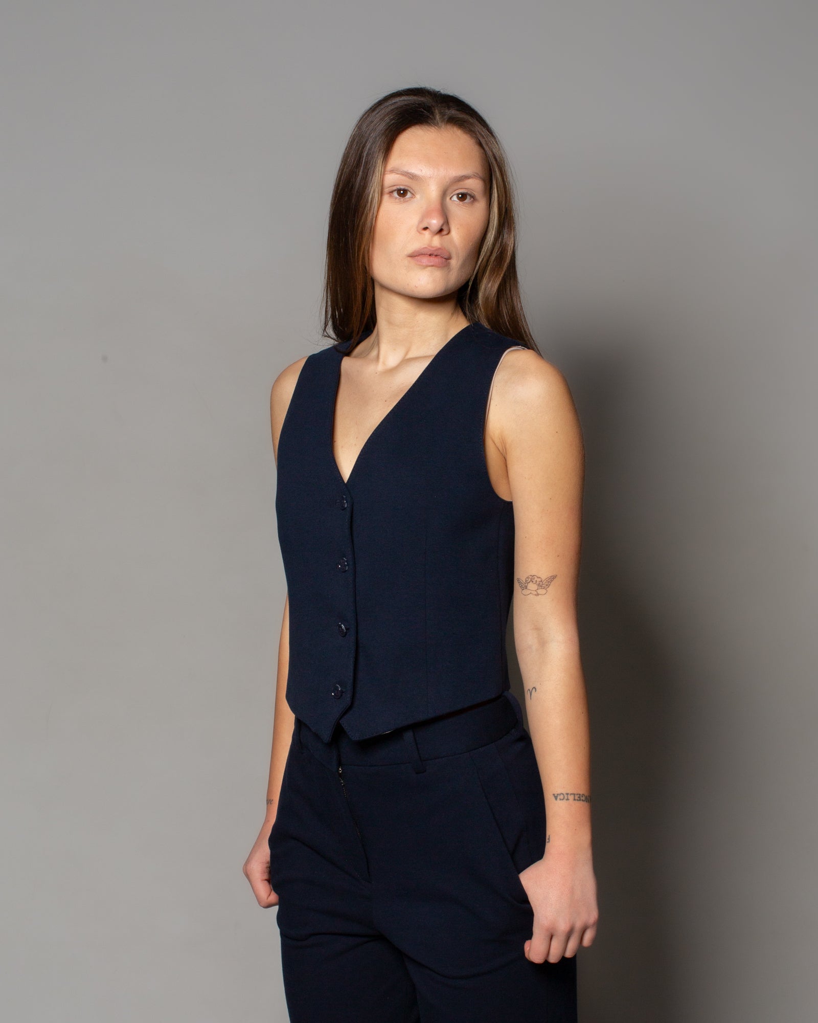 CIRCOLO 1901 - Gilet in jersey di cotone | macciocu.com