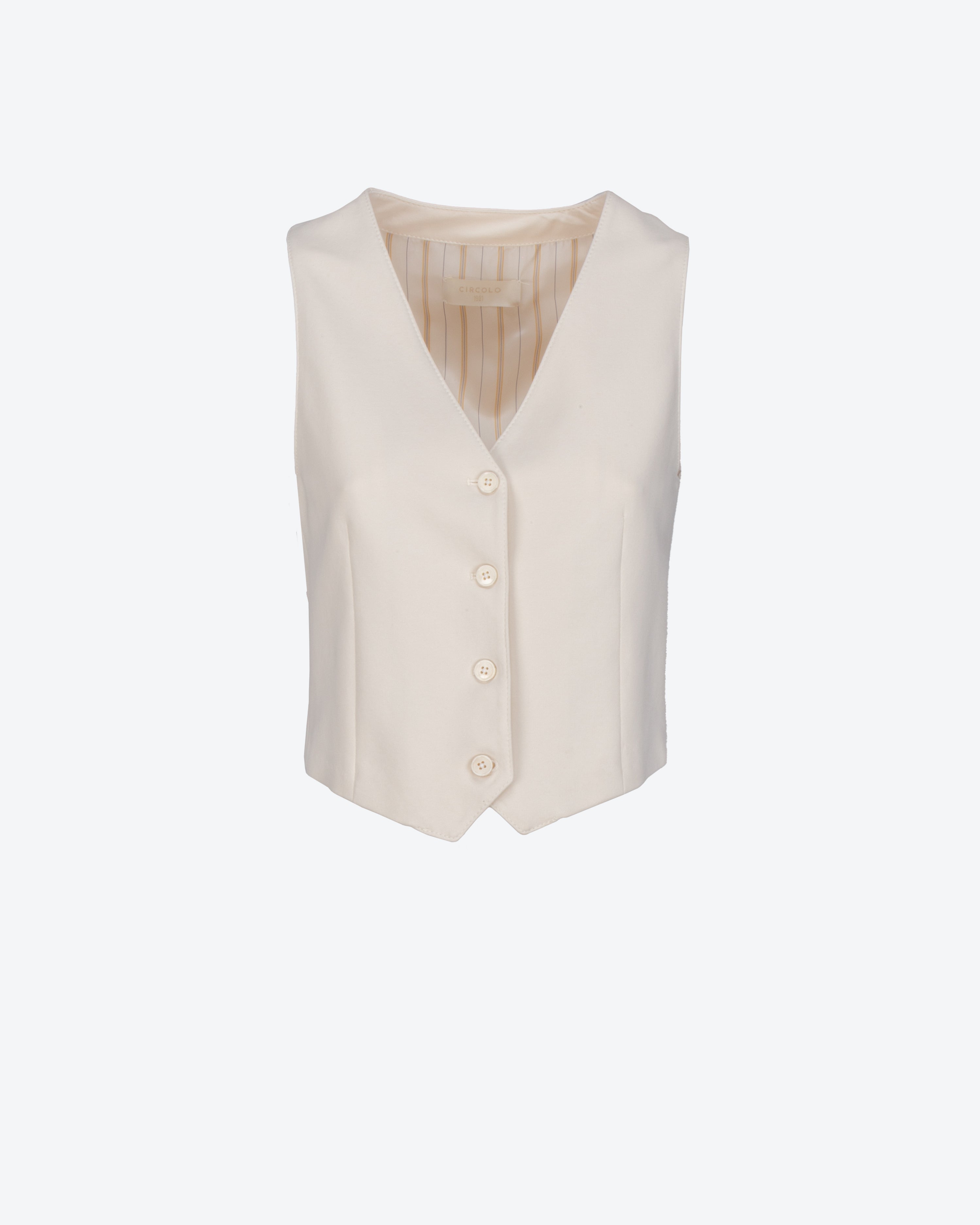 CIRCOLO 1901 - Gilet in jersey di cotone | macciocu.com