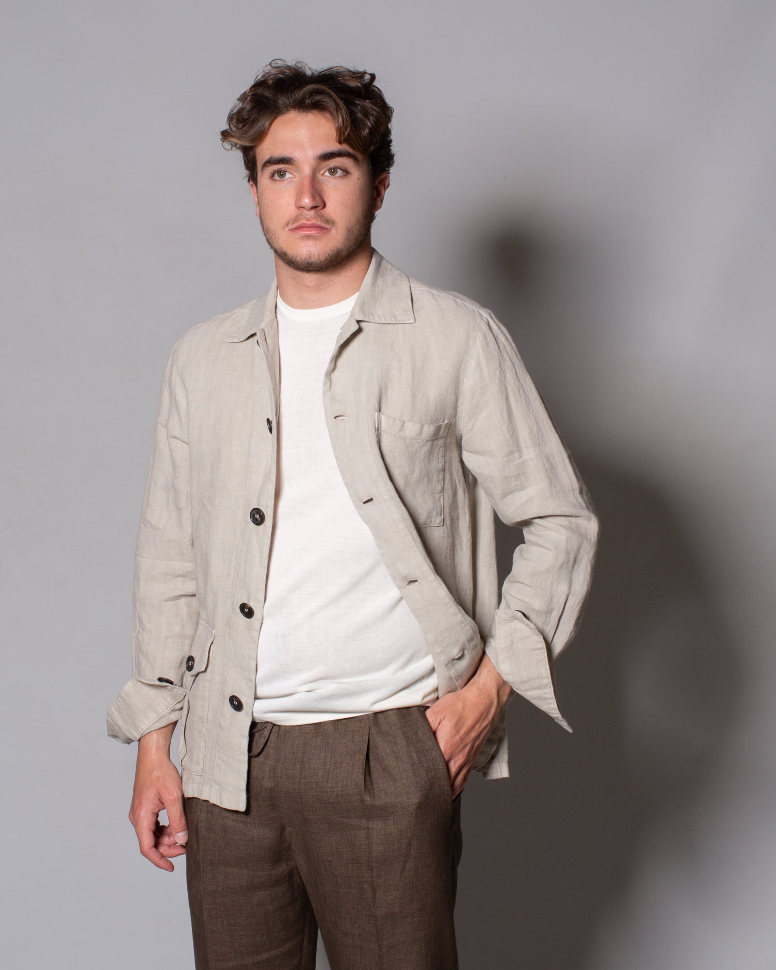 JOHN SMEDLEY - T-Shirt Kempton in Sea Island cotton | macciocu.com