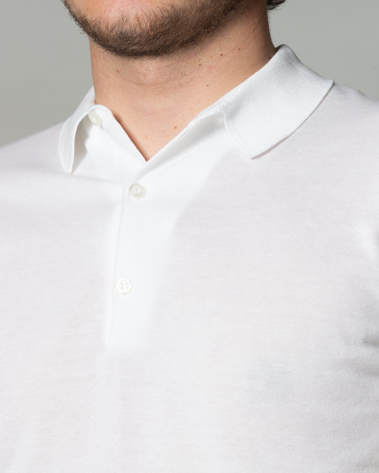 JOHN SMEDLEY - Polo Adrian in Sea Island cotton | macciocu.com