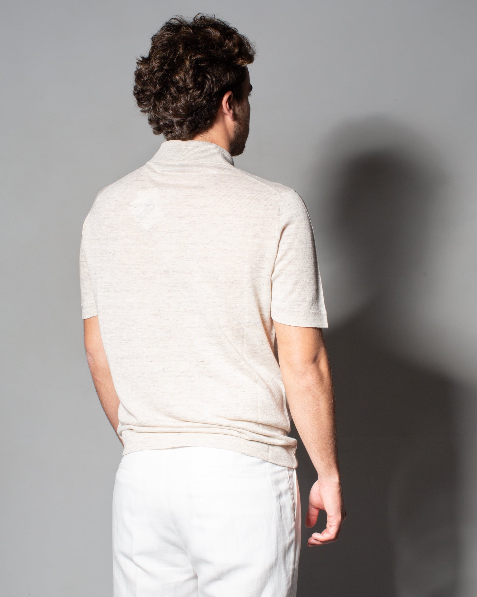 BRUNELLO CUCINELLI - Polo in lino e cotone | macciocu.com