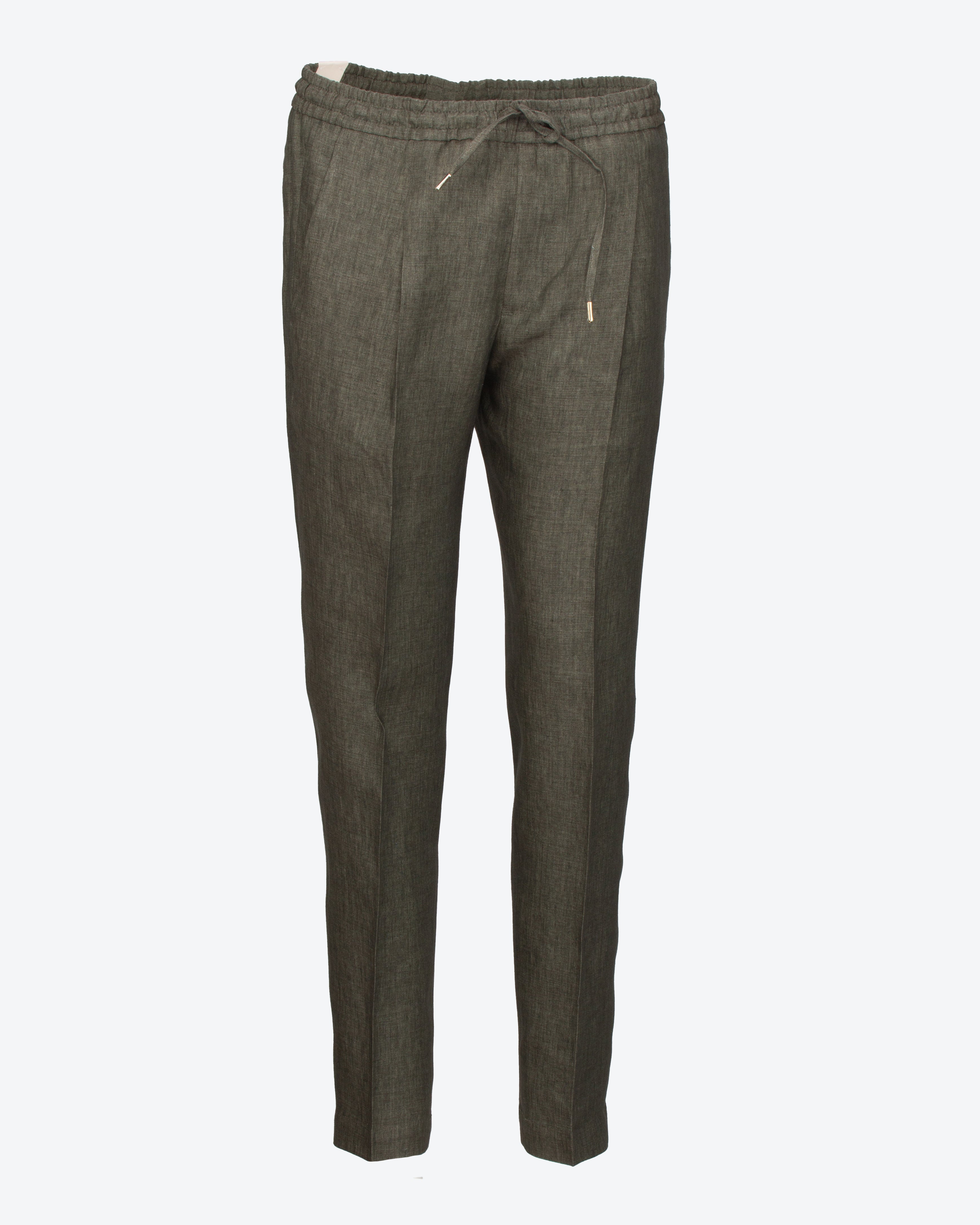 BRIGLIA - Pantaloni jogger in lino | macciocu.com