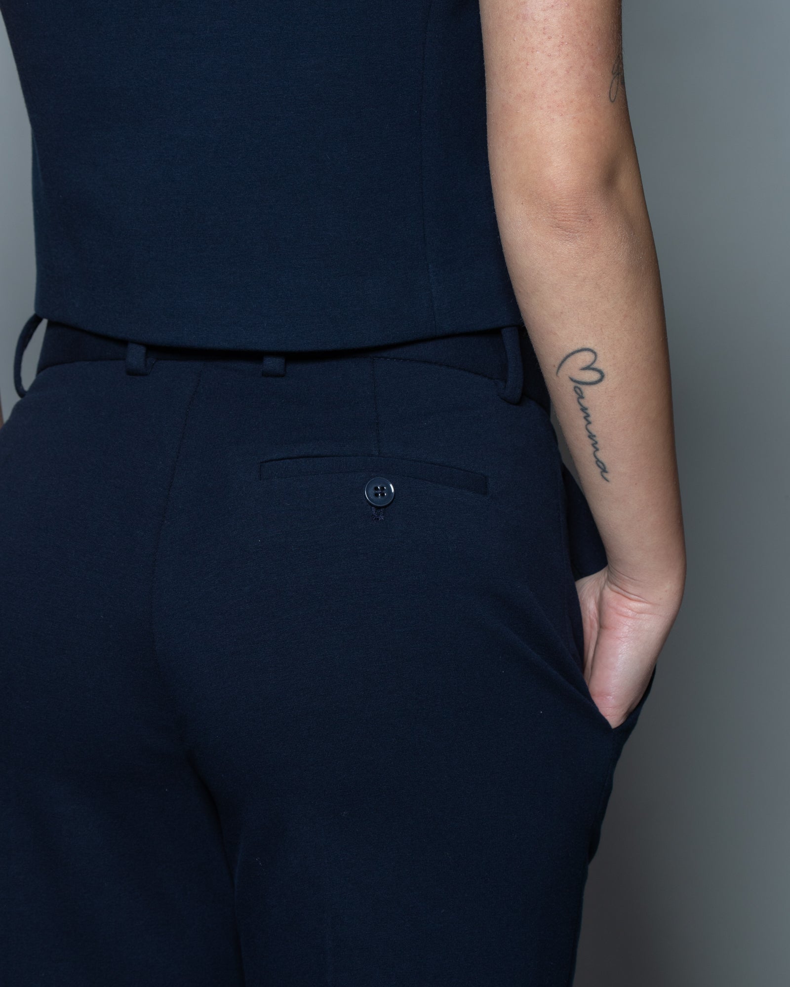 CIRCOLO 1901 - Pantaloni carrot in jersey di cotone | macciocu.com