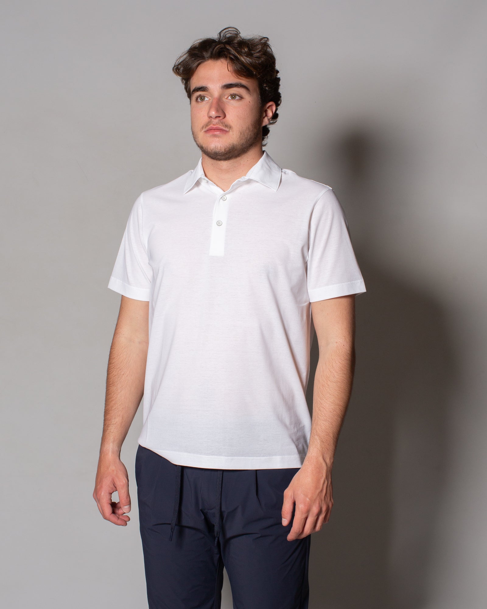 HERNO - Polo in crêpe di cotone | macciocu.com