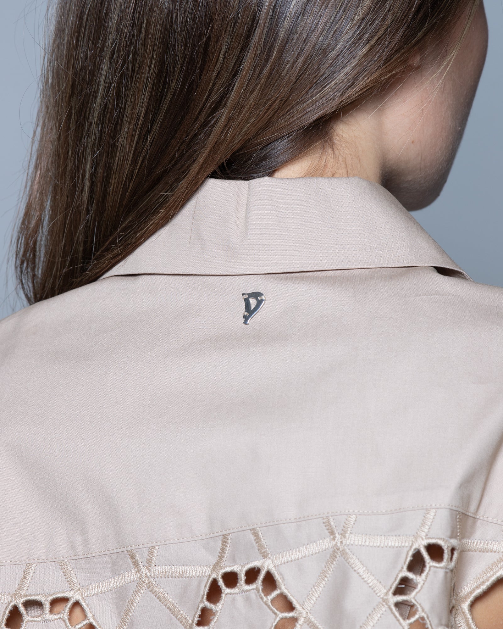 DONDUP - Camicia crop con ricami | macciocu.com