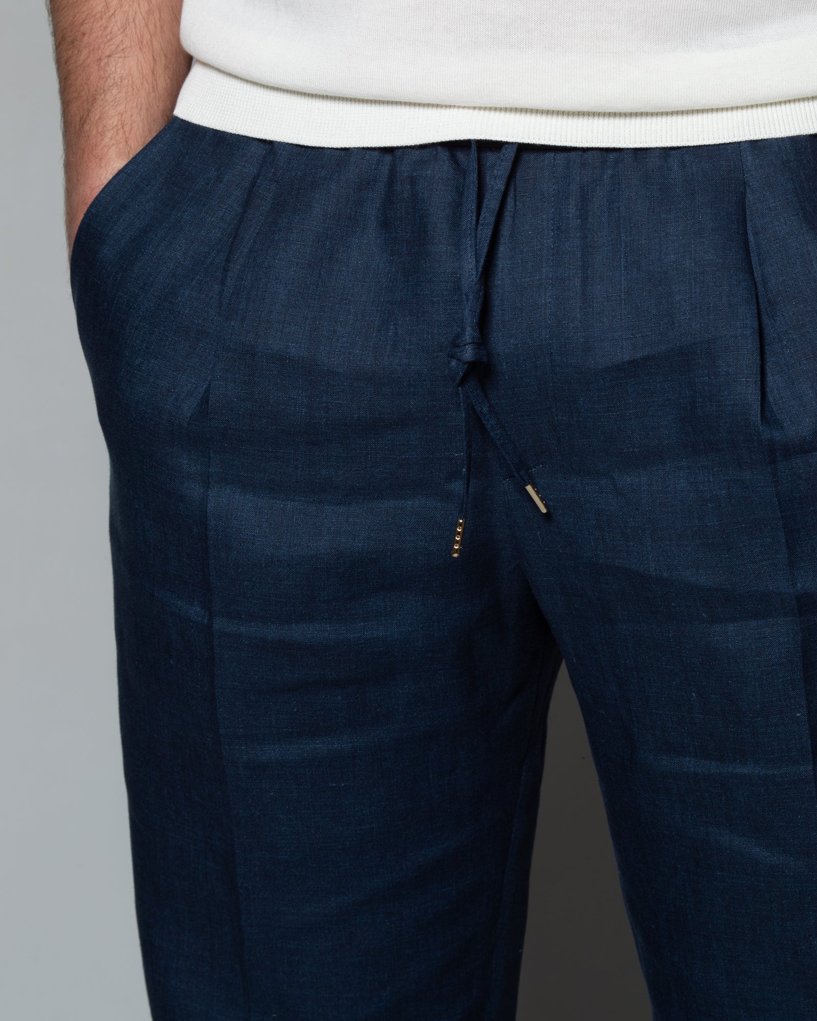 BRIGLIA - Pantaloni jogger in lino | macciocu.com