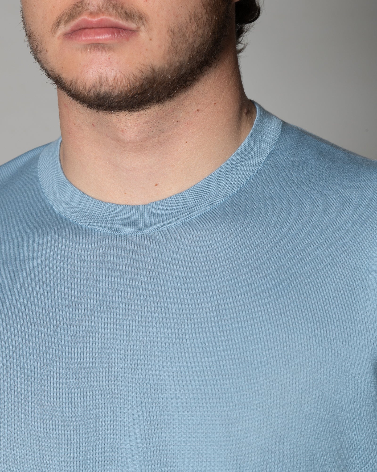 JOHN SMEDLEY - T-Shirt Kempton in Sea Island cotton | macciocu.com