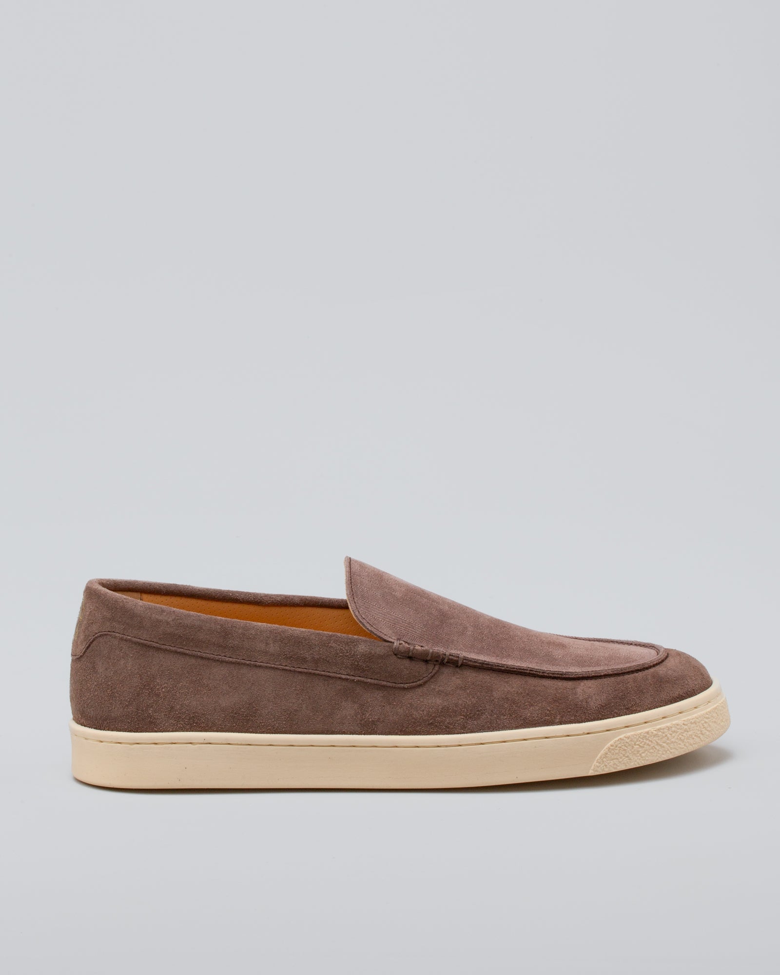 BRUNELLO CUCINELLI - Mocassino slip on in suede | macciocu.com