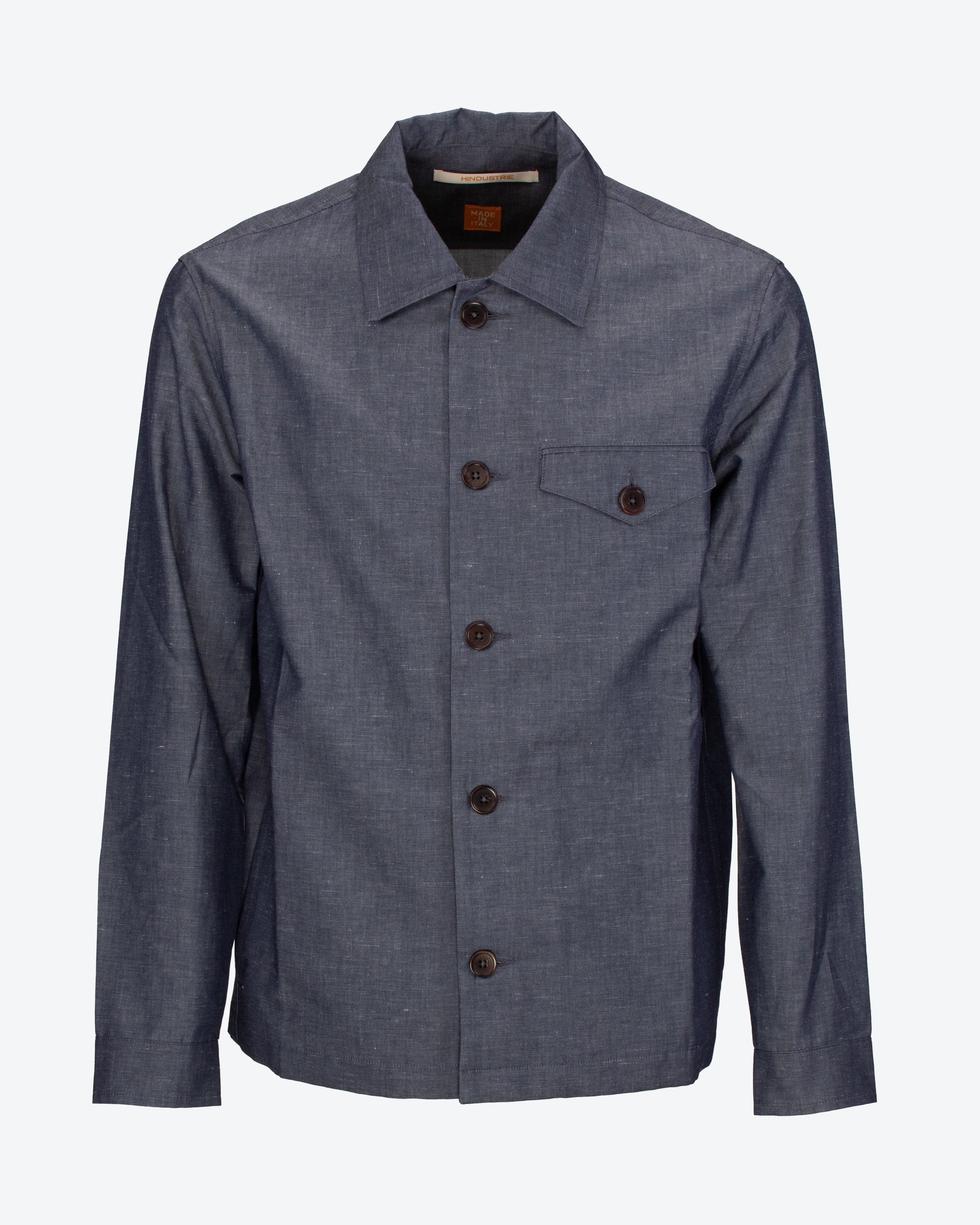 HINDUSTRIE - Overshirt in lino e cotone | macciocu.com