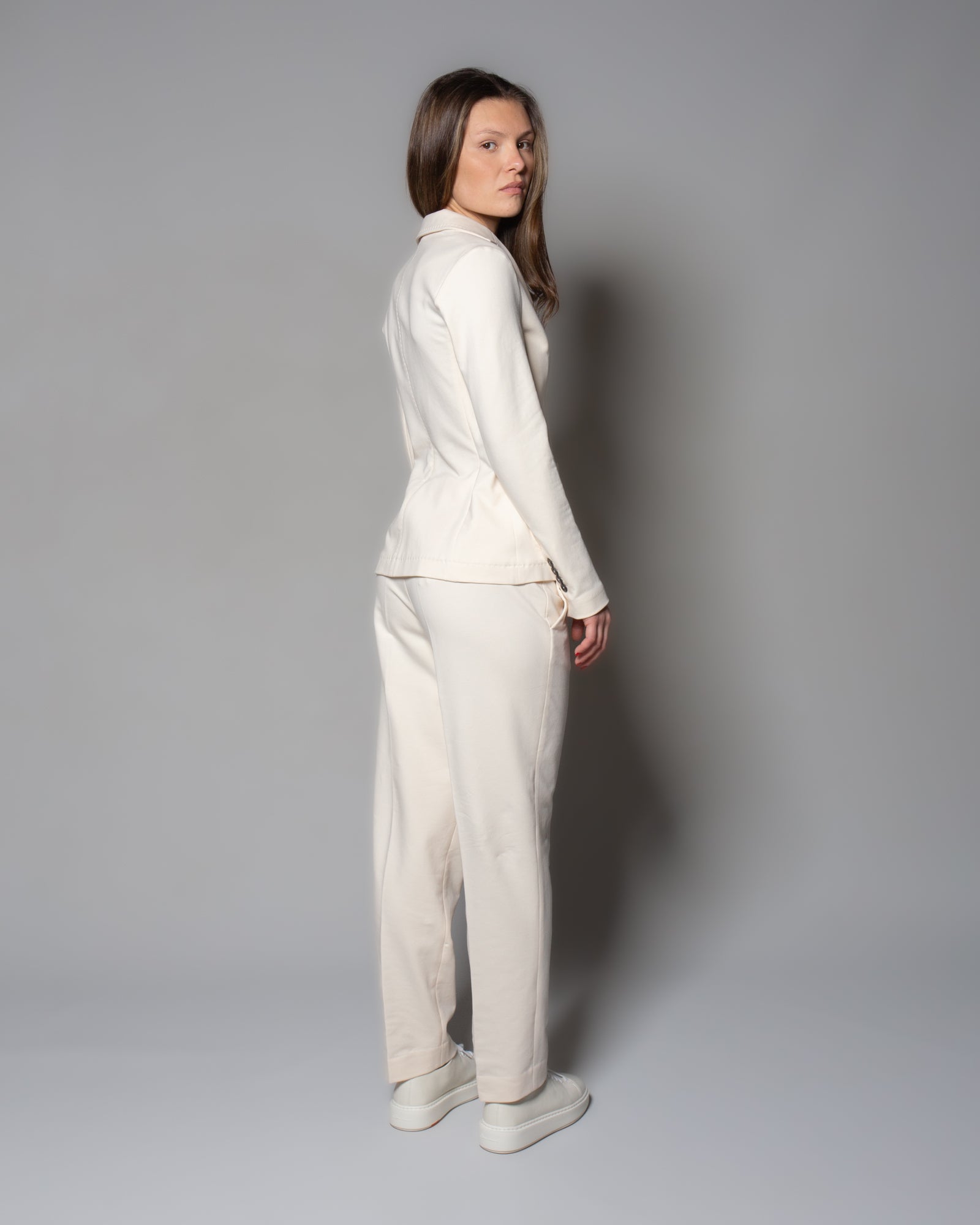 CIRCOLO 1901 - Pantaloni carrot in jersey di cotone | macciocu.com
