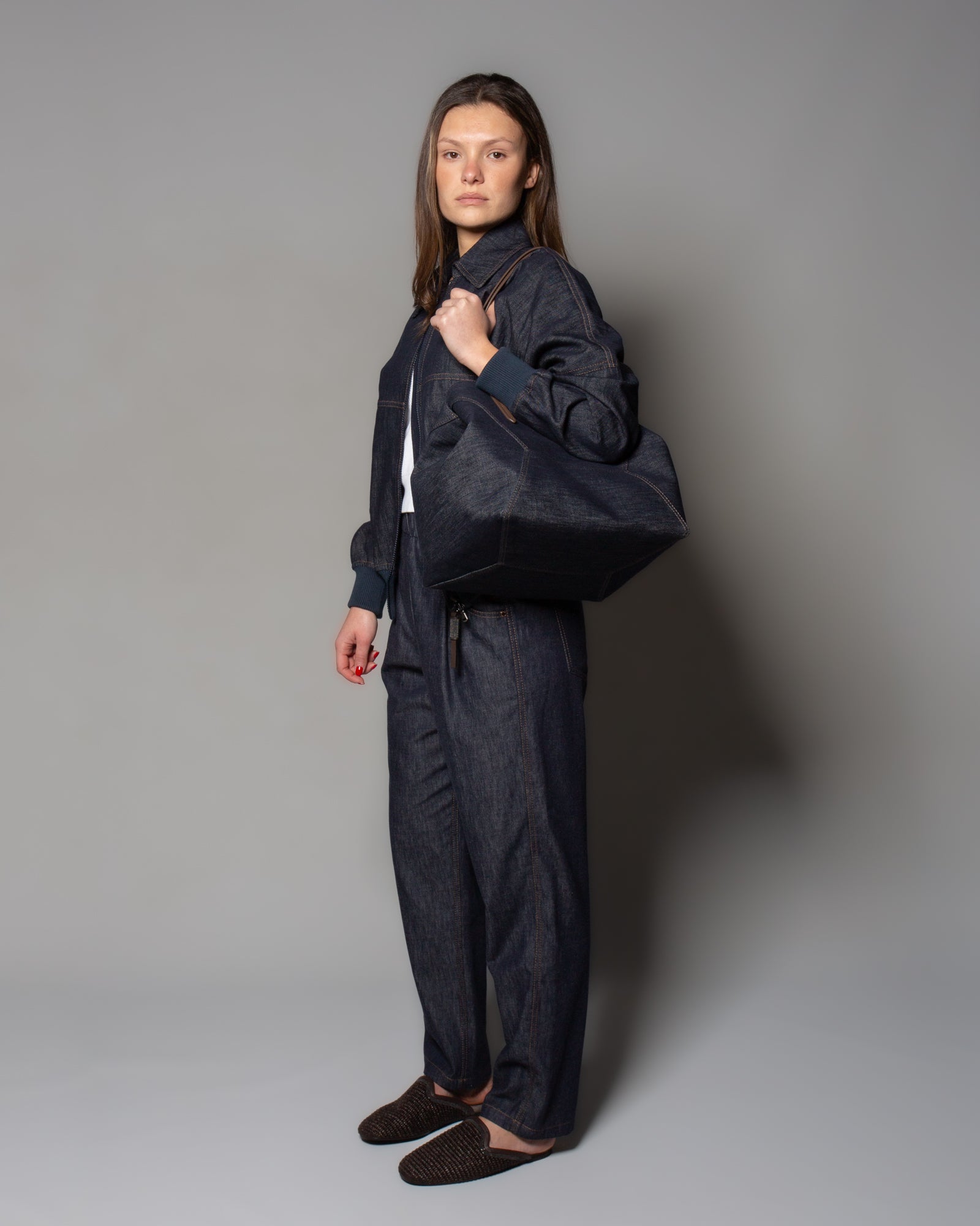 BRUNELLO CUCINELLI - Jeans Track in denim leggero | macciocu.com