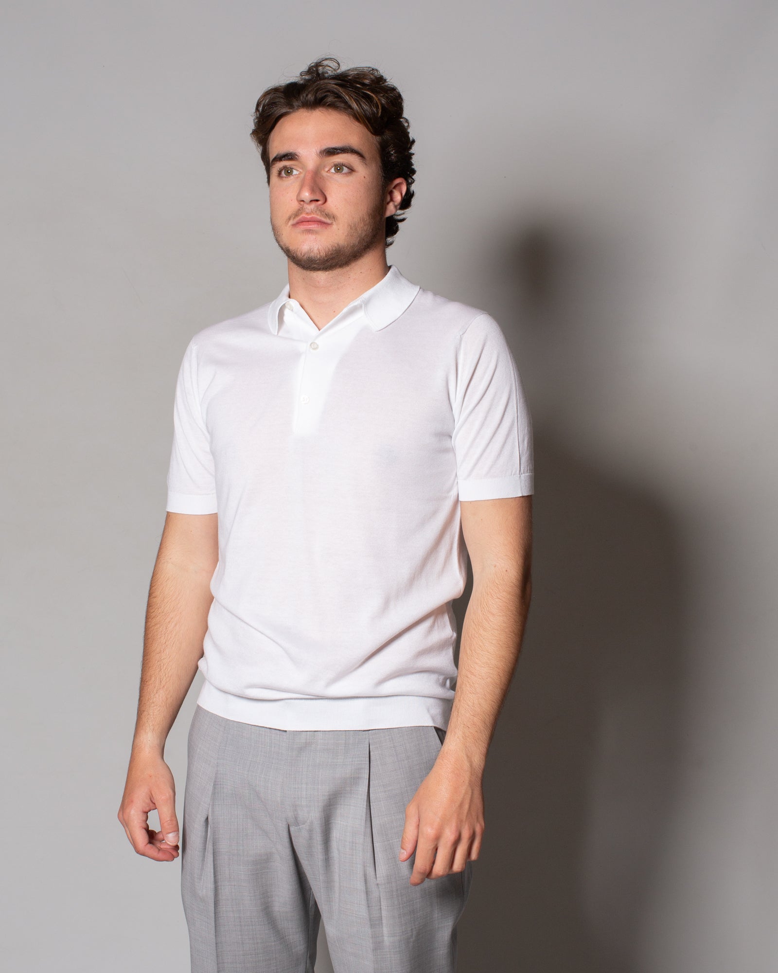 JOHN SMEDLEY - Polo Adrian in Sea Island cotton | macciocu.com