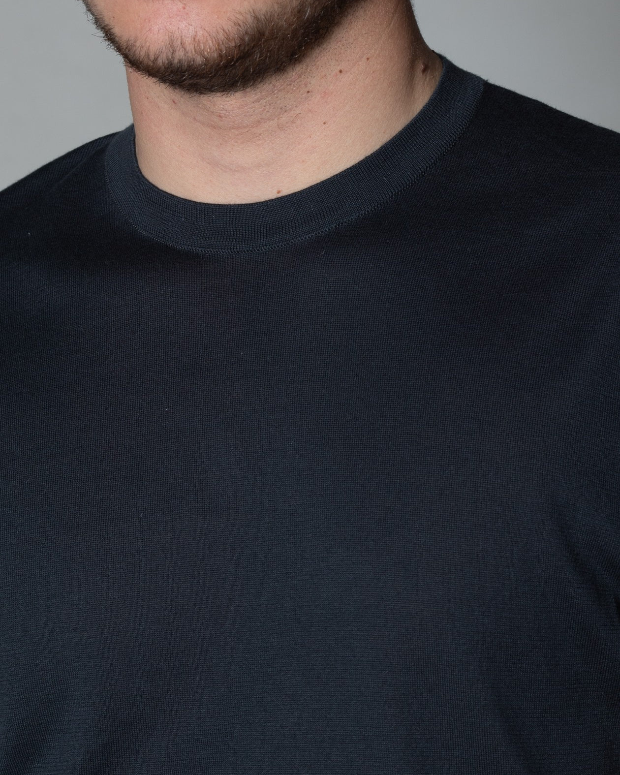 JOHN SMEDLEY - T-Shirt Kempton in Sea Island cotton | macciocu.com