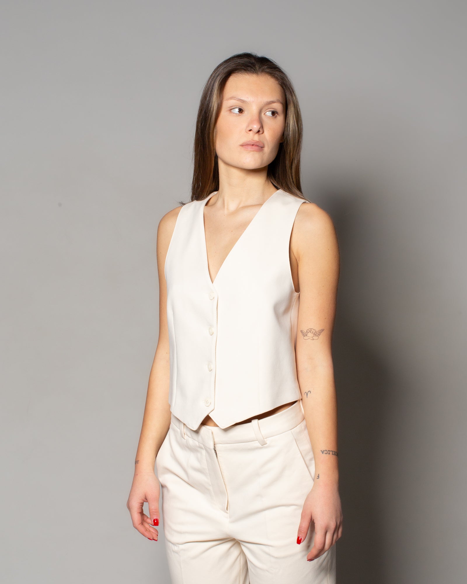 CIRCOLO 1901 - Gilet in jersey di cotone | macciocu.com