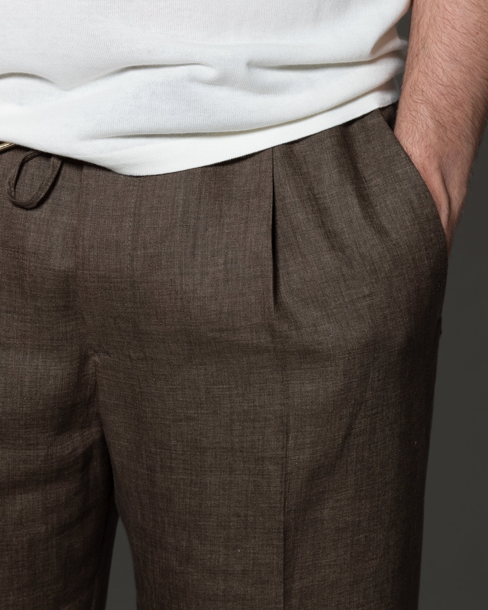 BRIGLIA - Pantaloni jogger in lino | macciocu.com