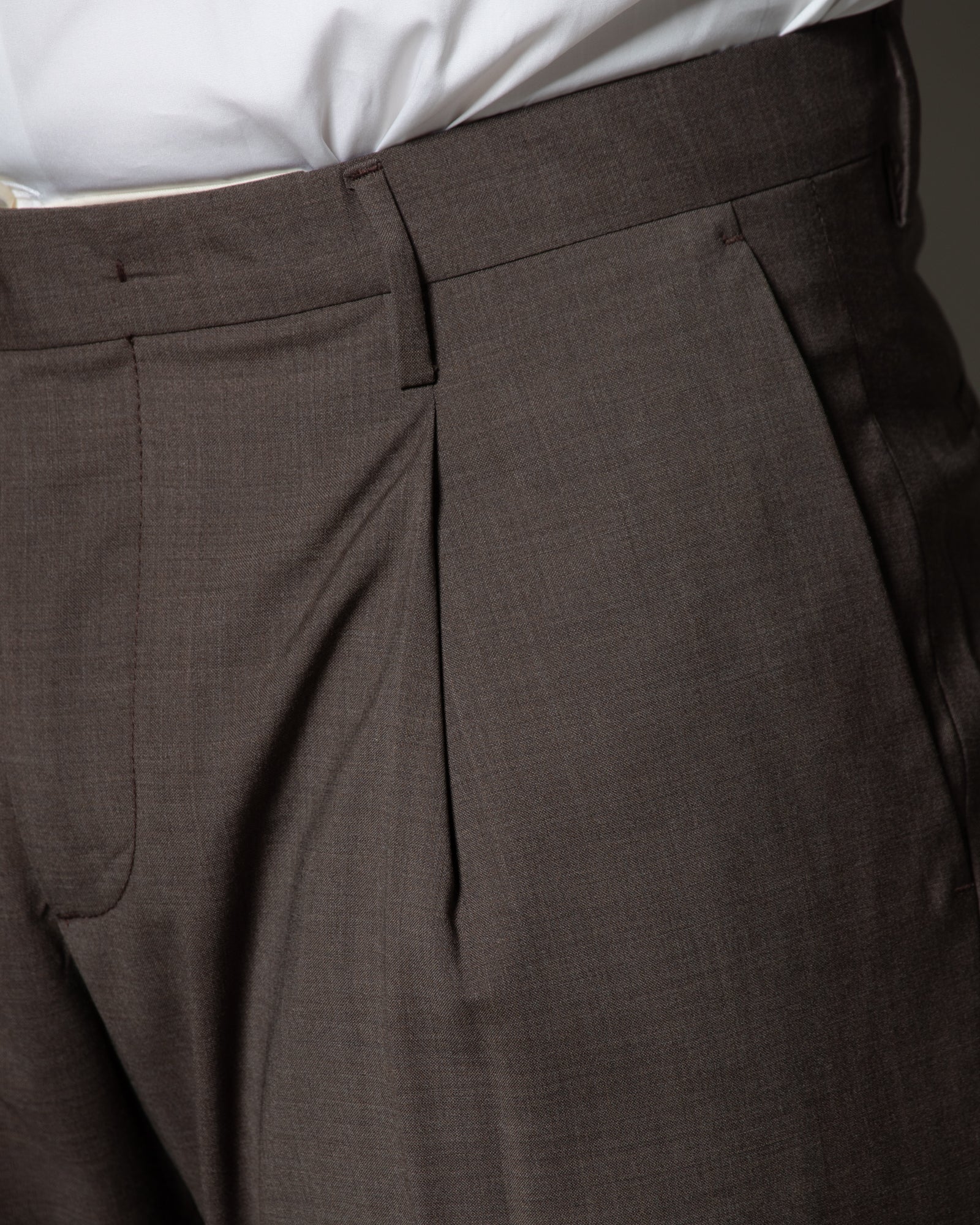 BRIGLIA - Pantaloni in lana con pinces | macciocu.com