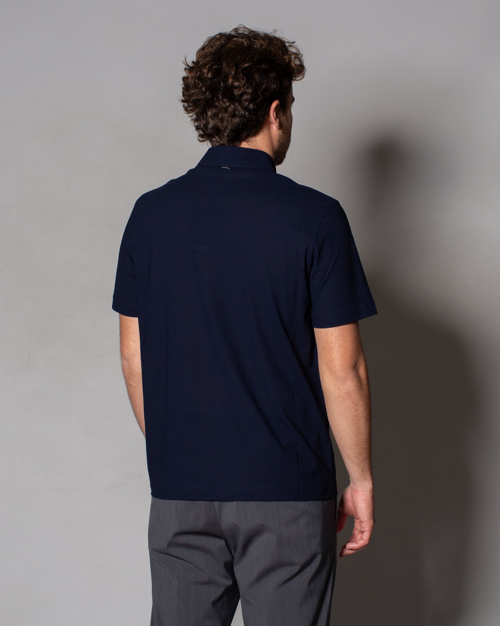 HERNO - Polo in crêpe di cotone | macciocu.com