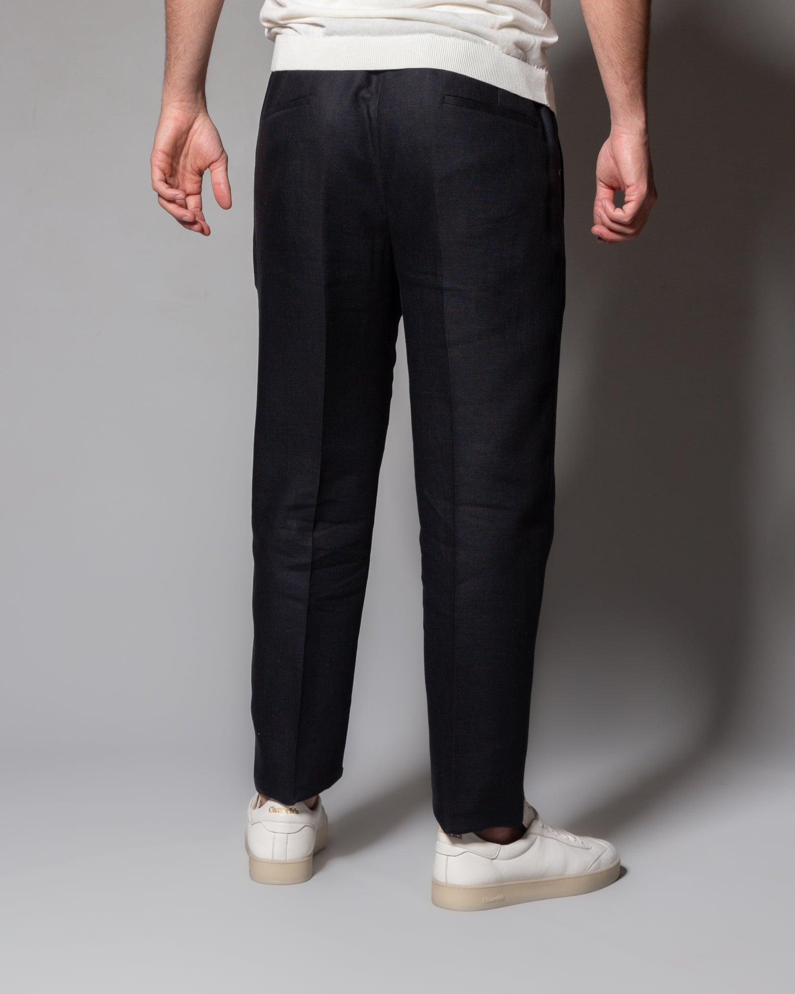 BRIGLIA - Pantaloni jogger in lino | macciocu.com