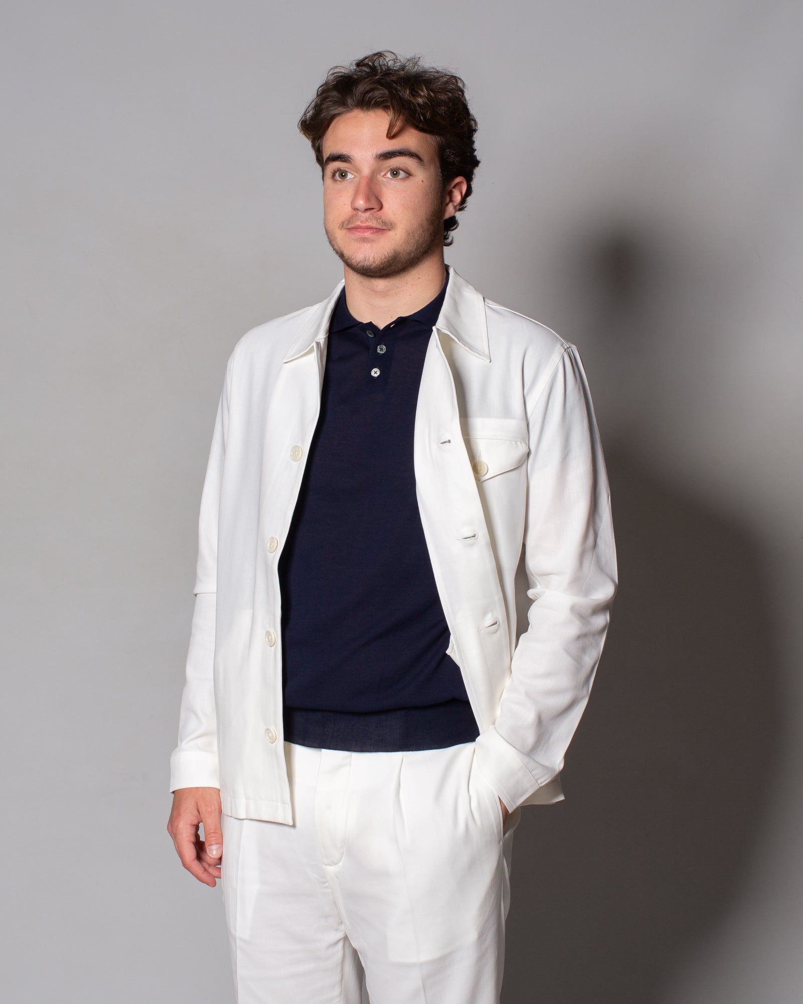 HINDUSTRIE - Polo in crêpe di cotone | macciocu.com