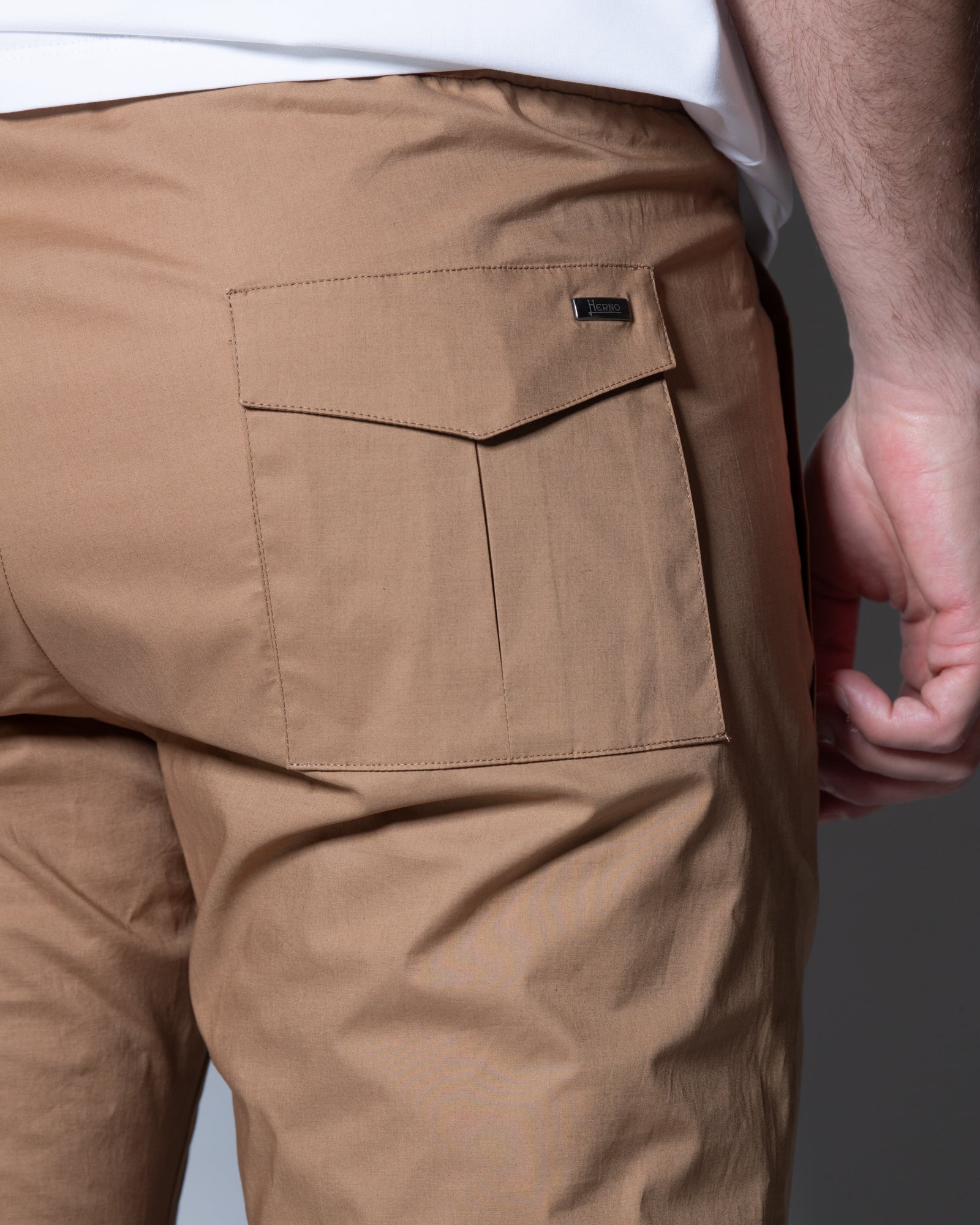 HERNO - Pantaloni con coulisse in light cotton | macciocu.com