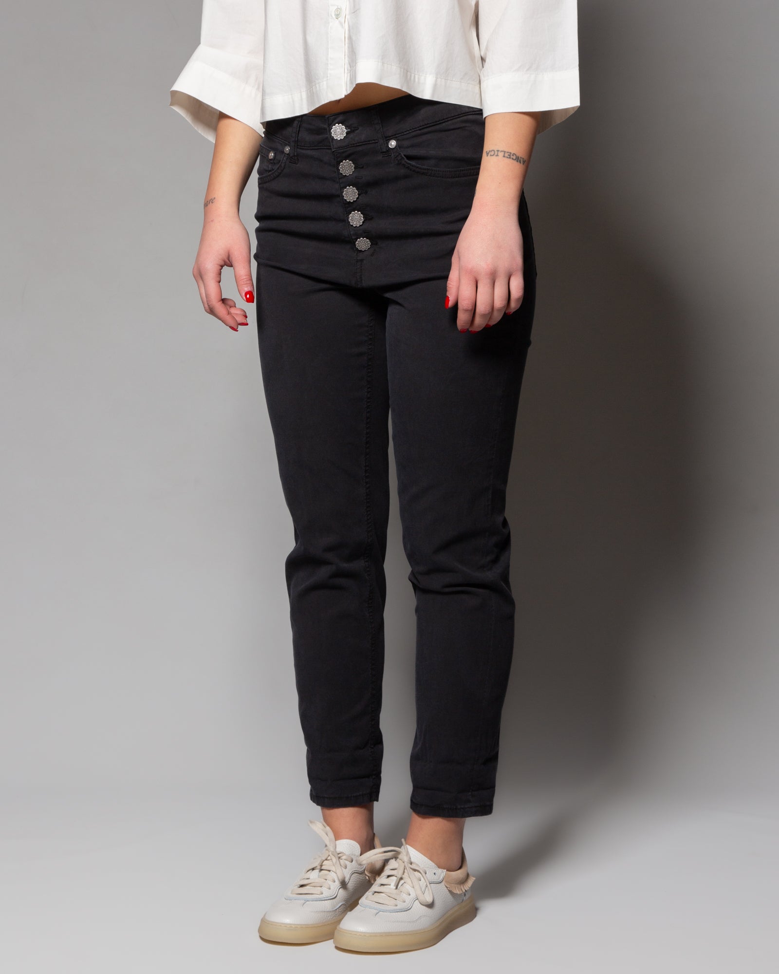 DONDUP - Pantaloni Koons in cotone e lyocell | macciocu.com