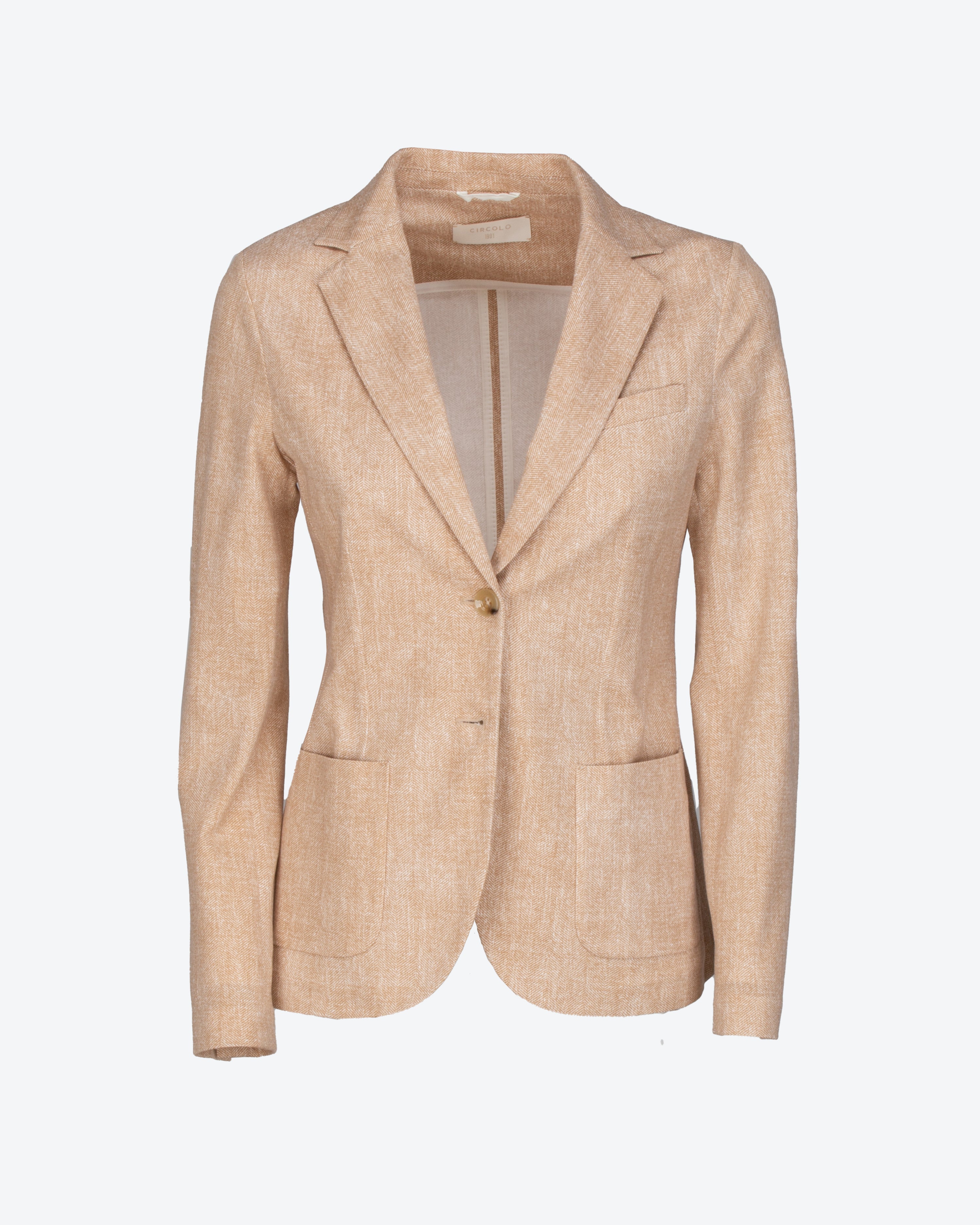 CIRCOLO 1901 - Giacca in jersey di cotone spigata | macciocu.com