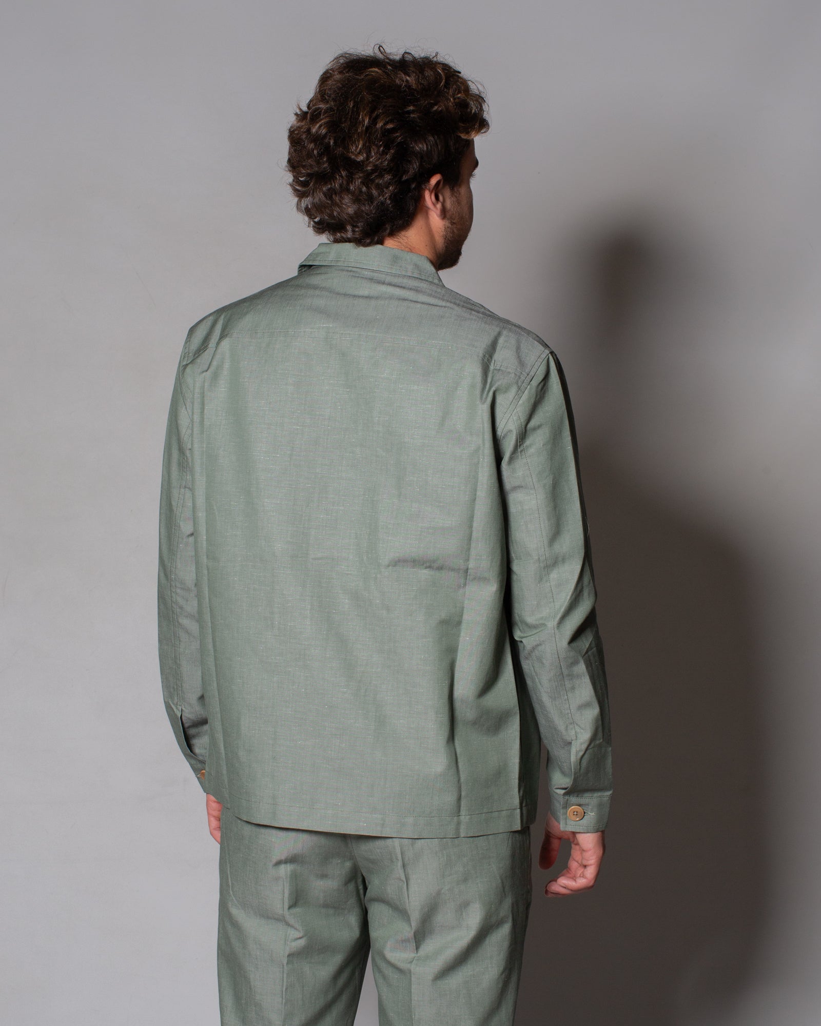 HINDUSTRIE - Overshirt in lino e cotone | macciocu.com