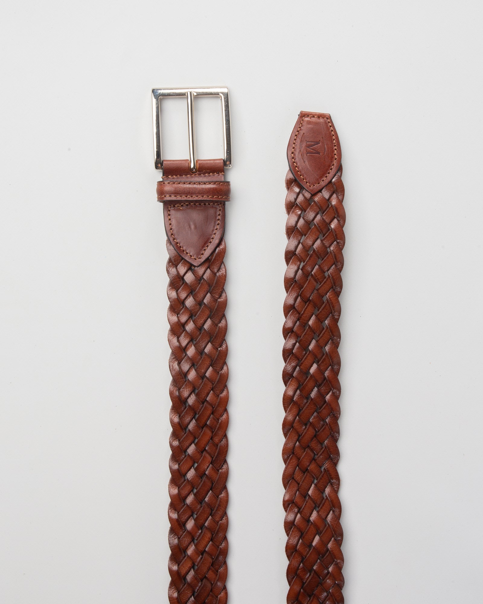 MACCIOCU - Cintura in pelle intrecciata | macciocu.com