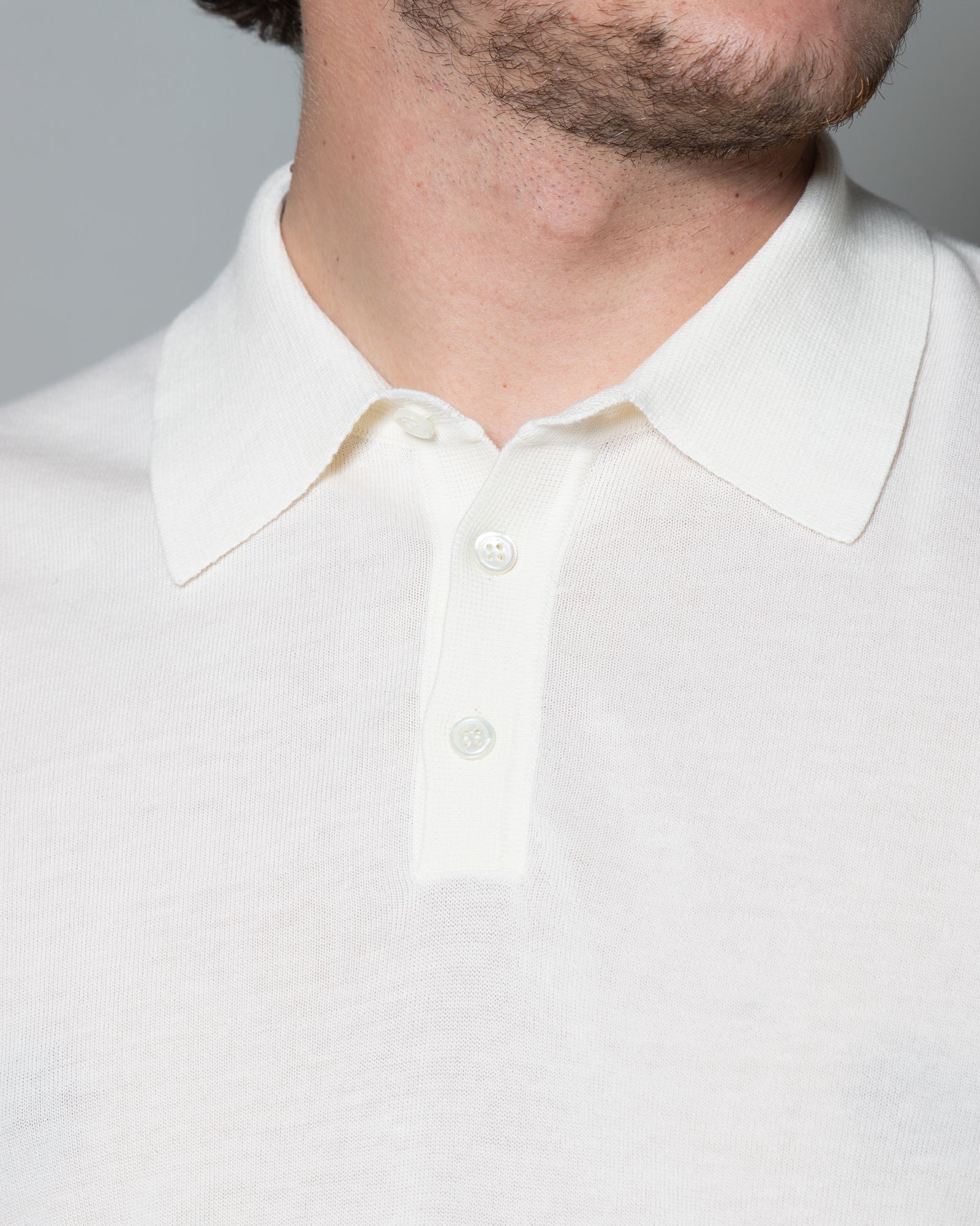 ROBERTO COLLINA - Polo in crêpe di cotone | macciocu.com