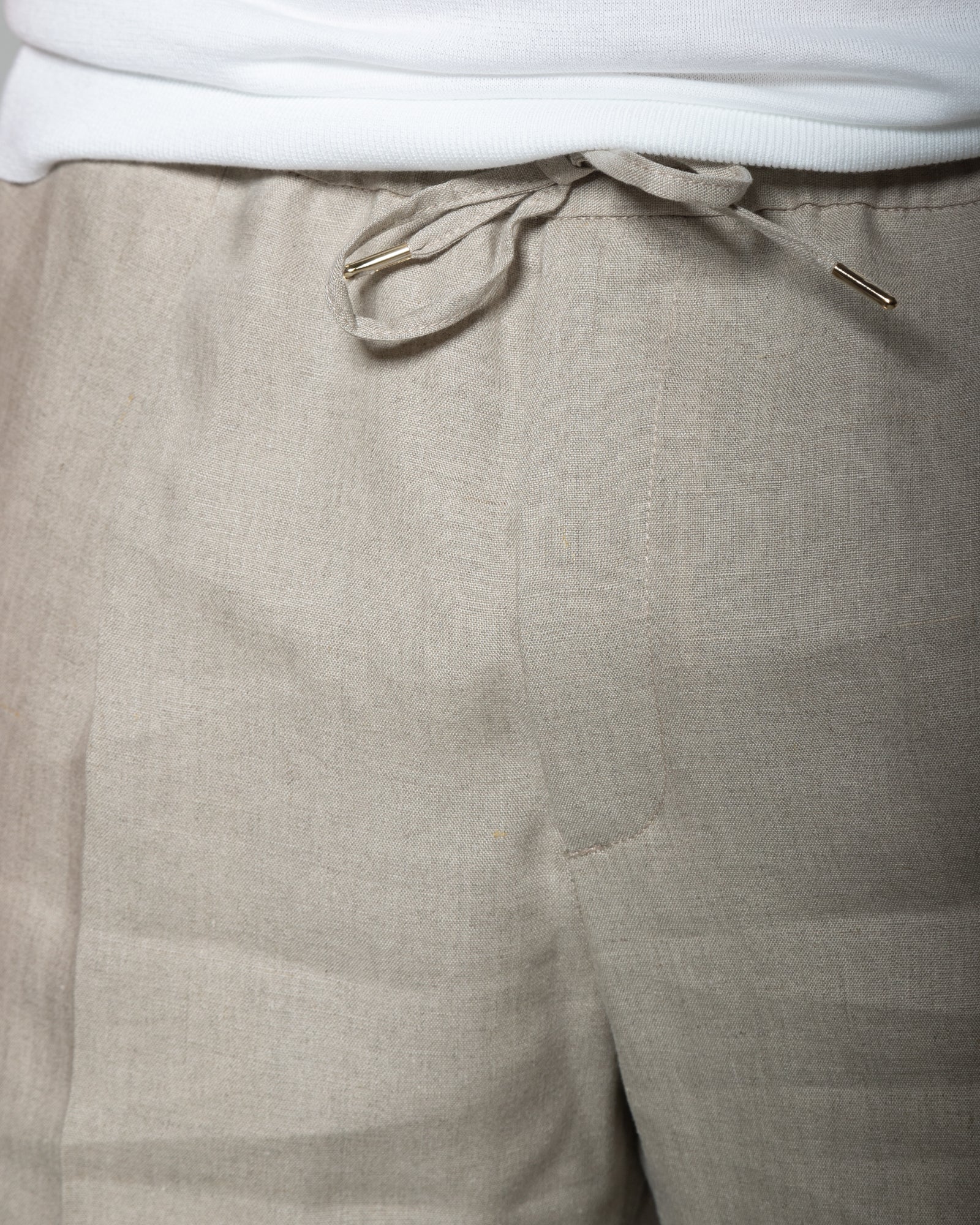 BRIGLIA - Pantaloni jogger in lino | macciocu.com