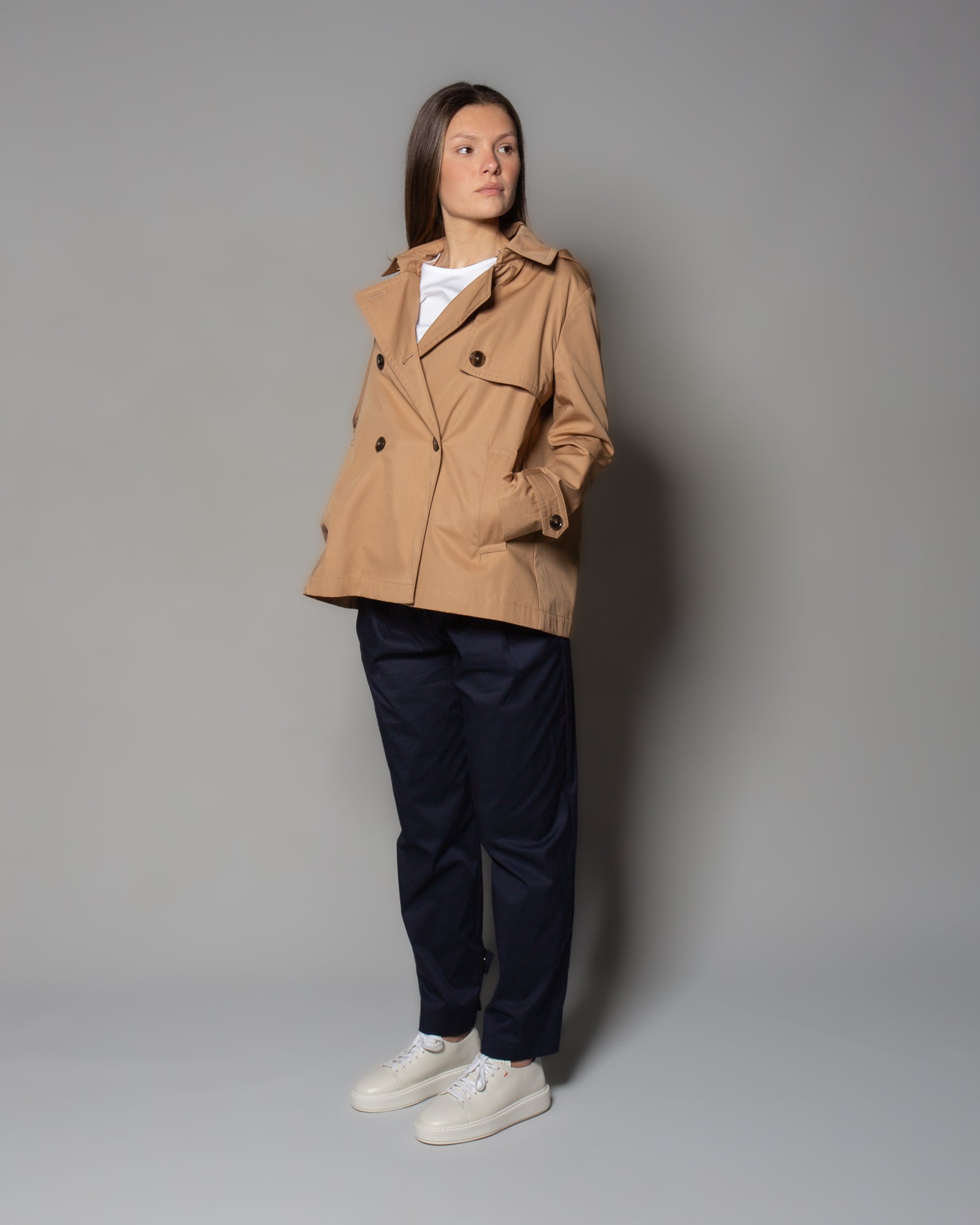 HERNO - Peacot in cotone | macciocu.com