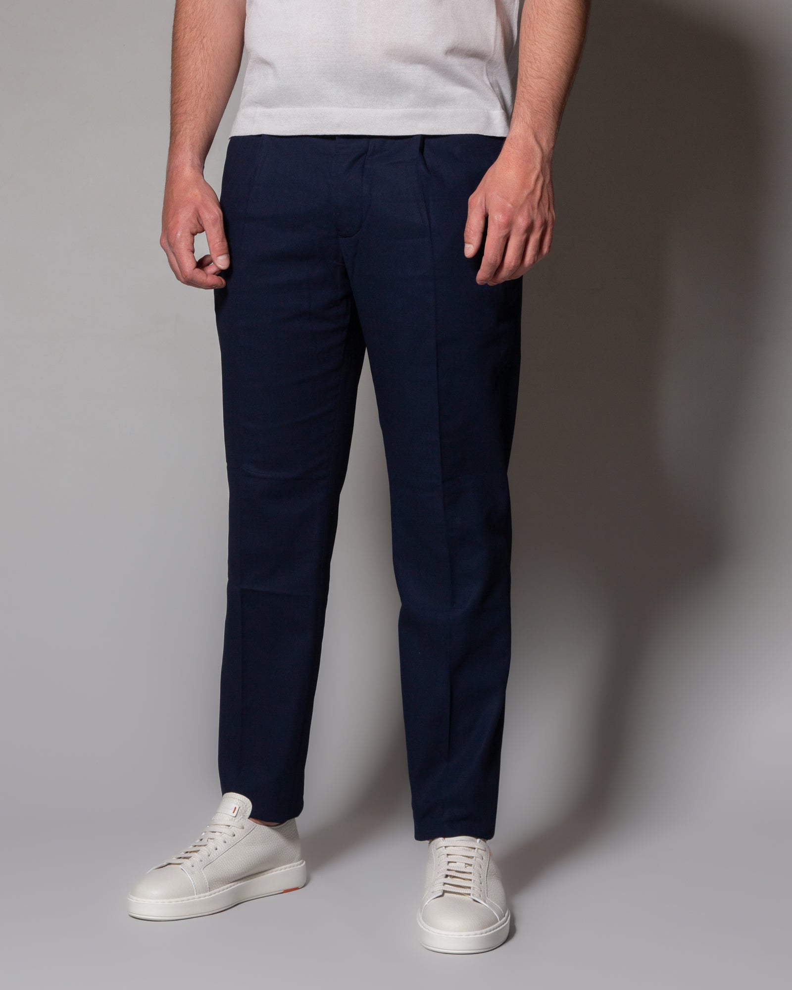 HINDUSTRIE - Pantaloni chino con pinces | macciocu.com