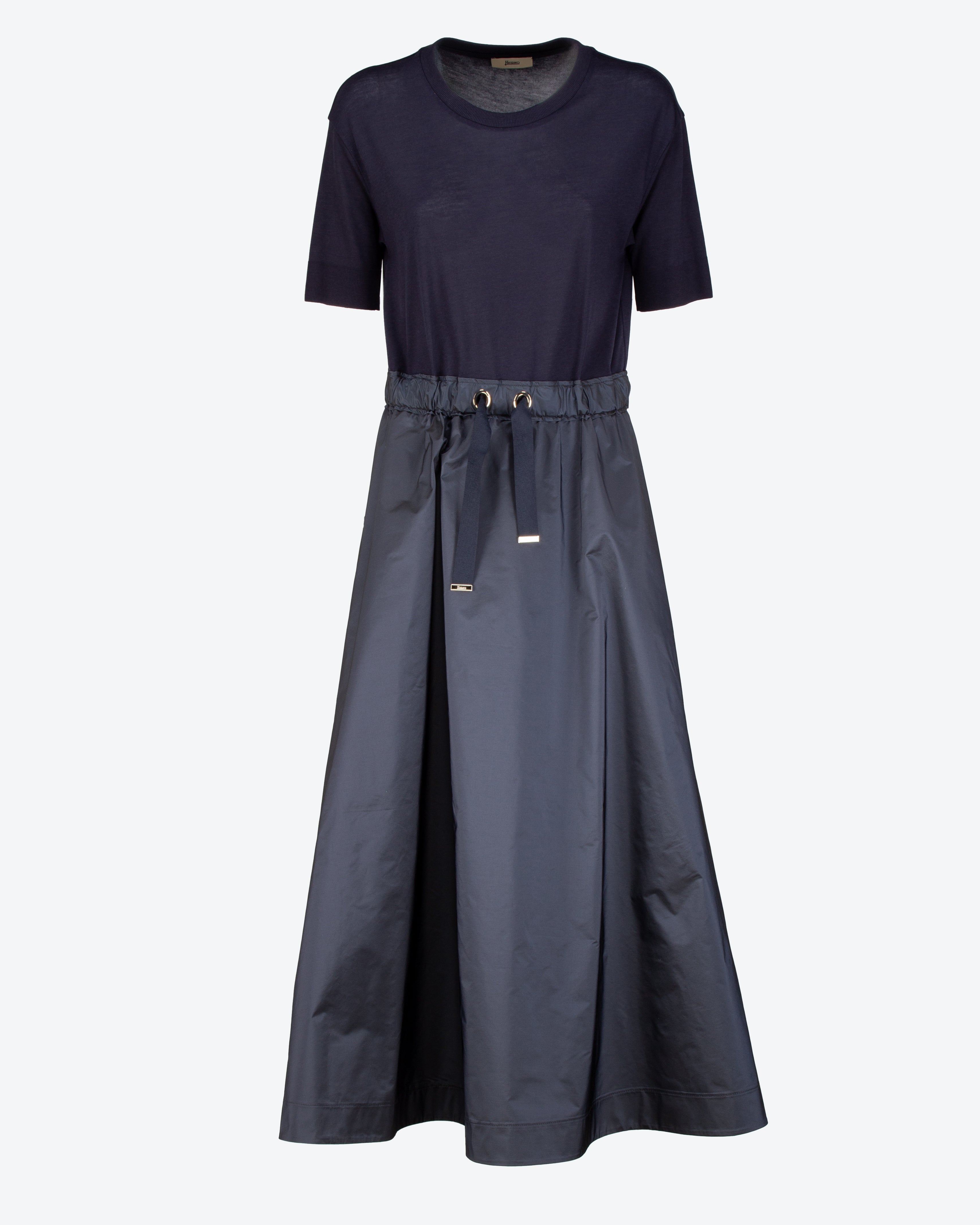 HERNO - Abito in cotone e taffetà | macciocu.com