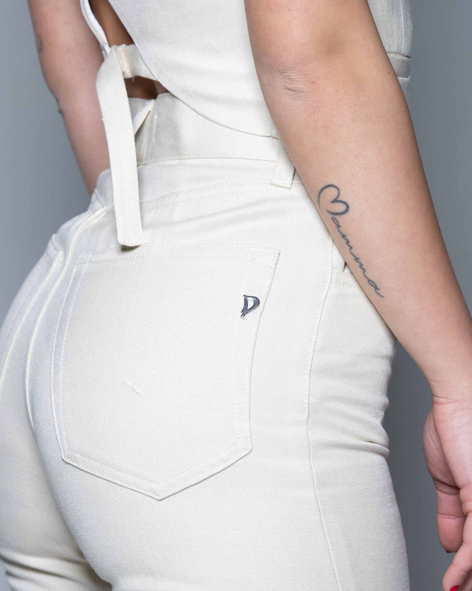 DONDUP - Pantaloni Amber in viscosa e lino | macciocu.com