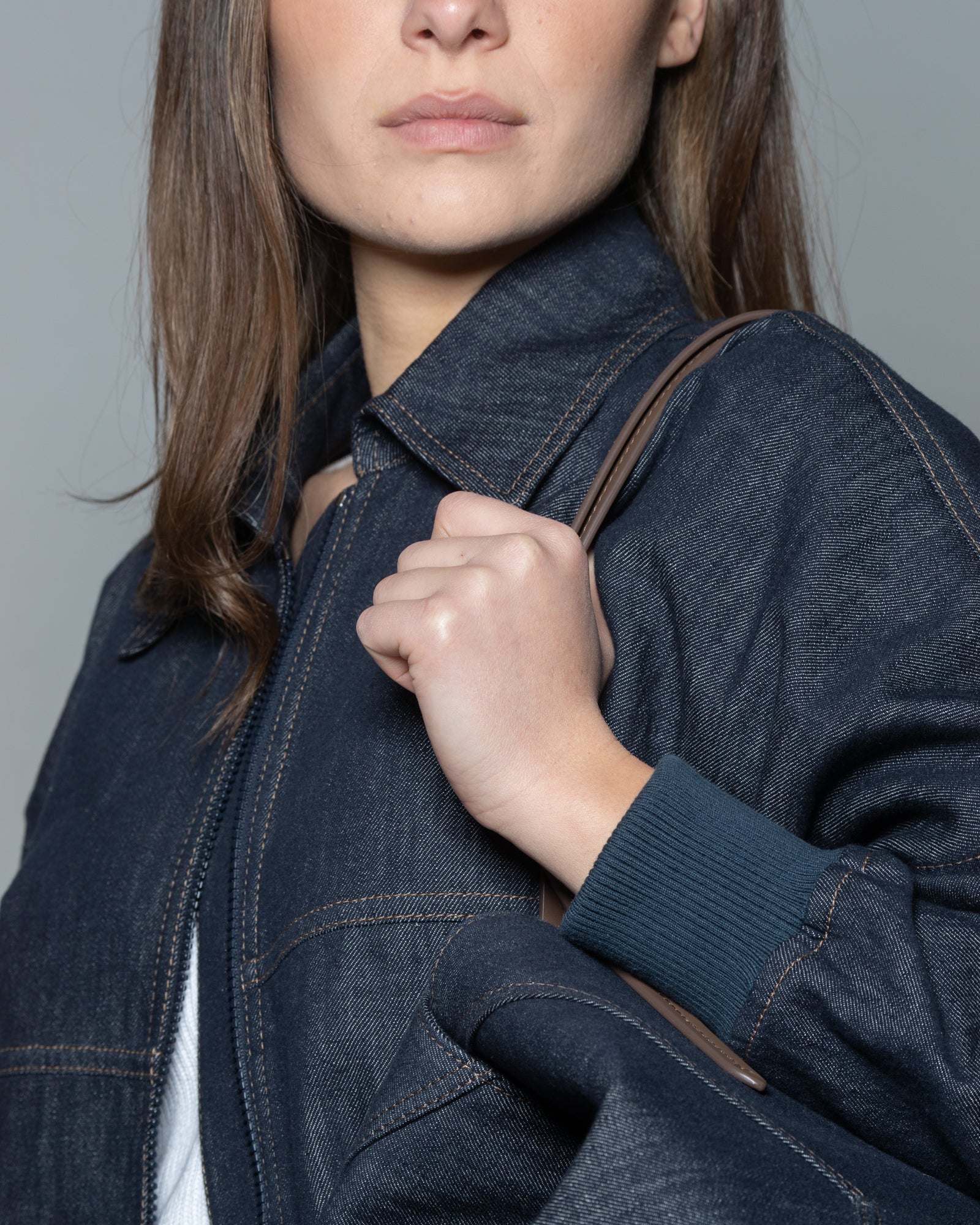 BRUNELLO CUCINELLI - Bomber in denim | macciocu.com