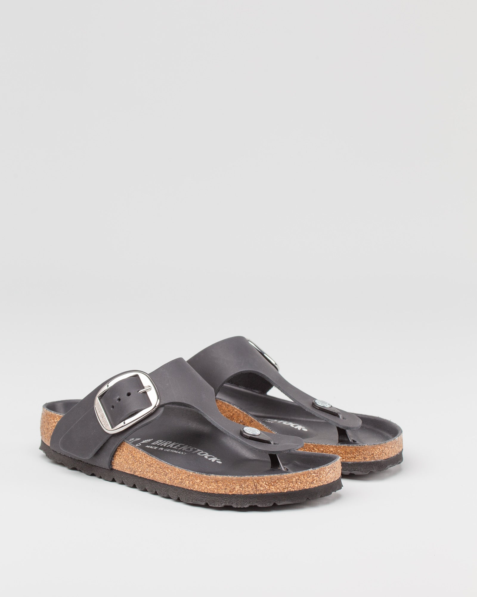 BIRKENSTOCK - Gizeh Big Buckle Oiled Leather | macciocu.com