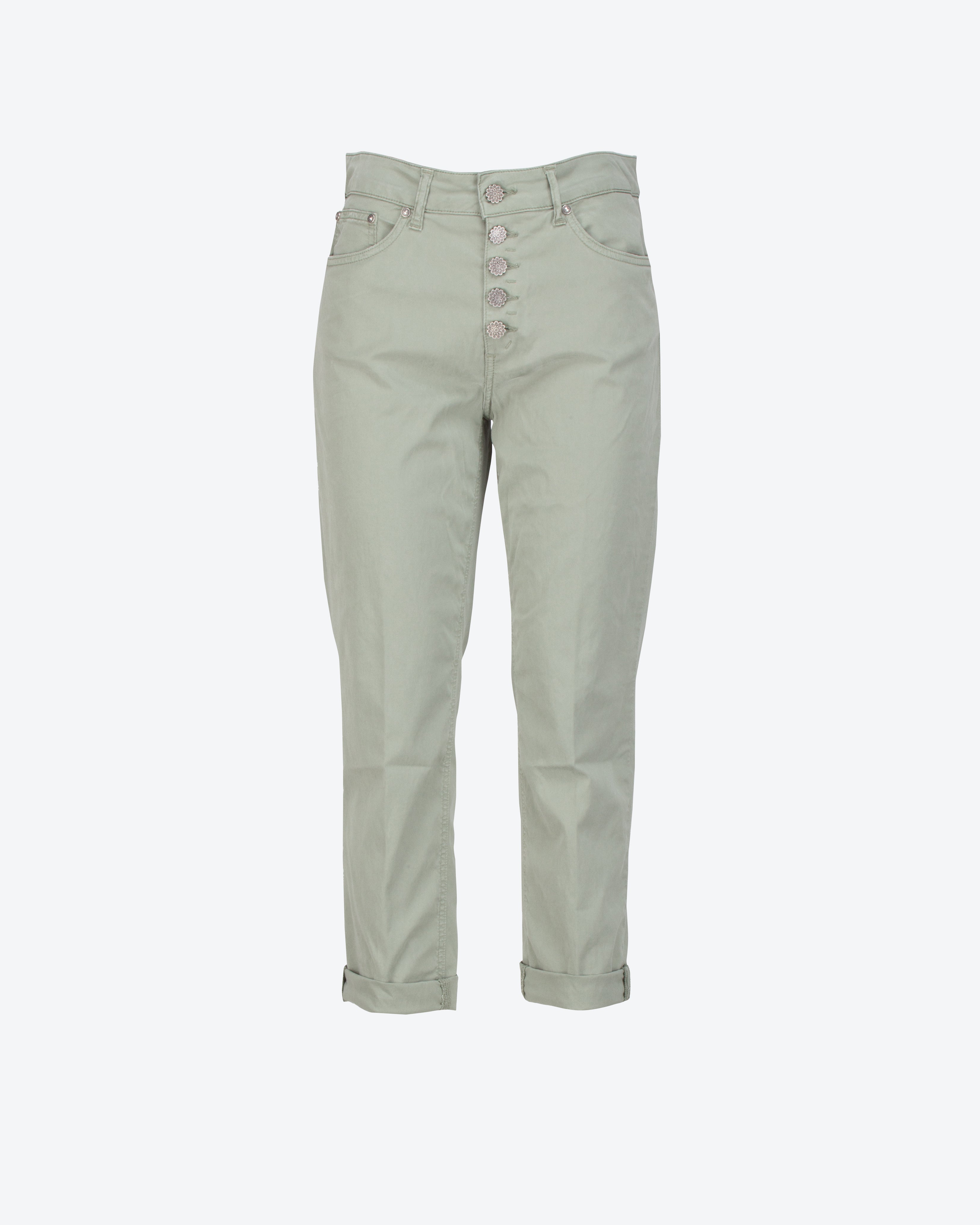DONDUP - Pantaloni Koons in cotone e lyocell | macciocu.com