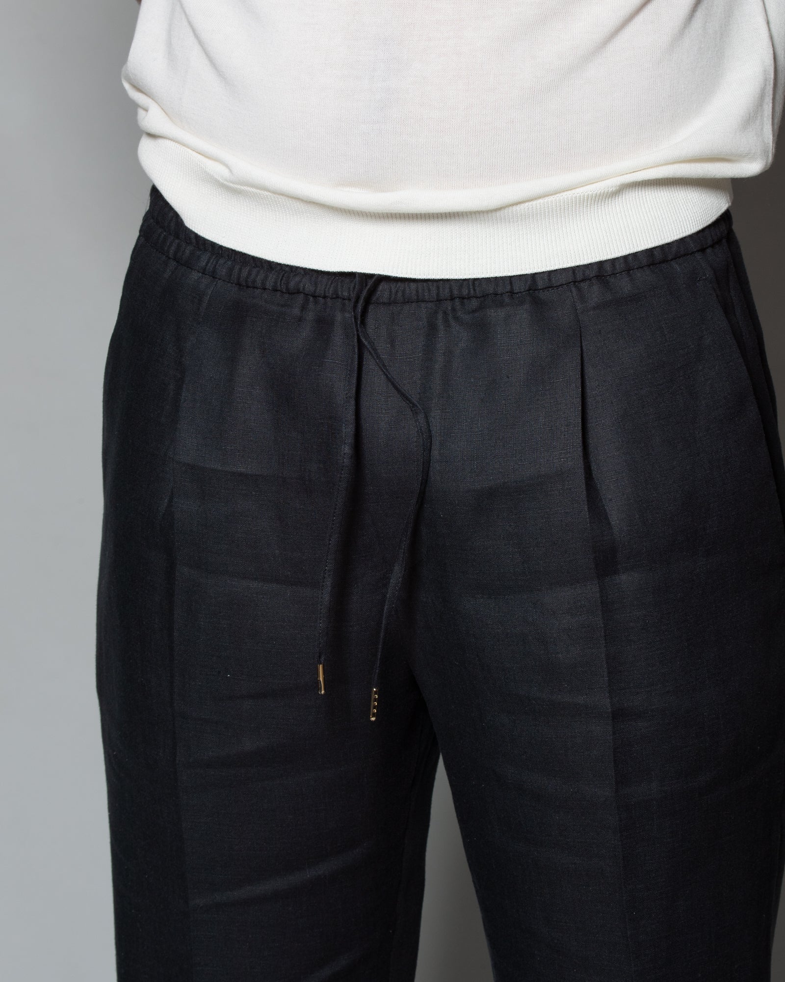 BRIGLIA - Pantaloni jogger in lino | macciocu.com