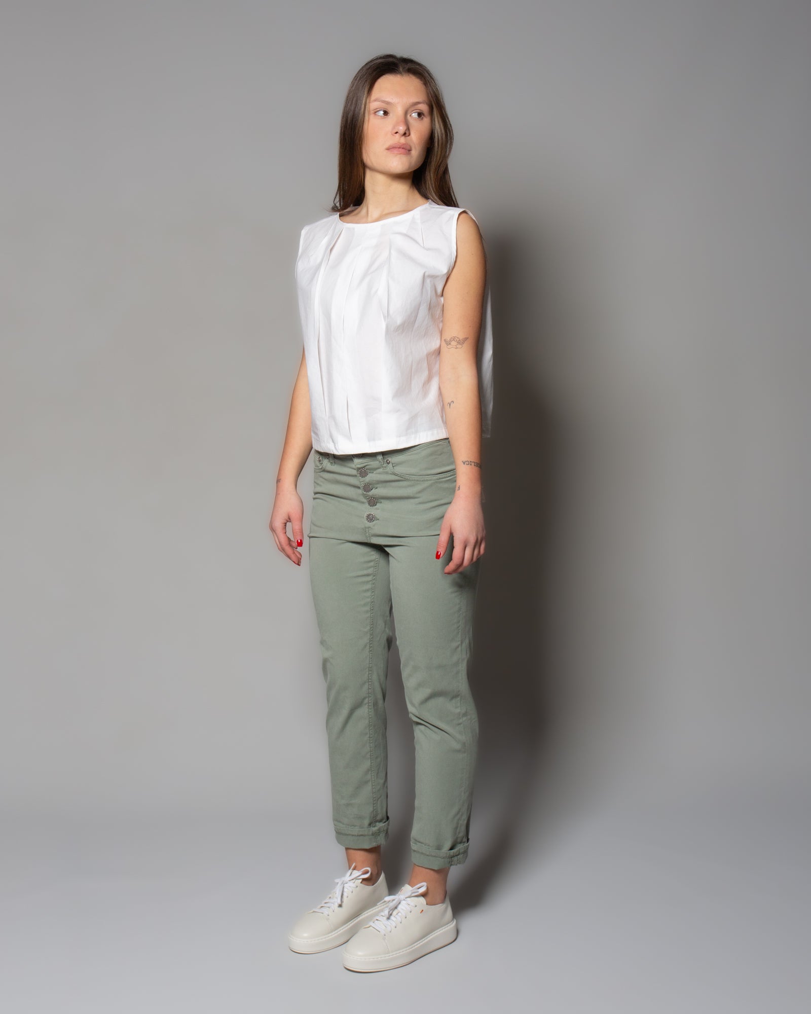 DONDUP - Pantaloni Koons in cotone e lyocell | macciocu.com