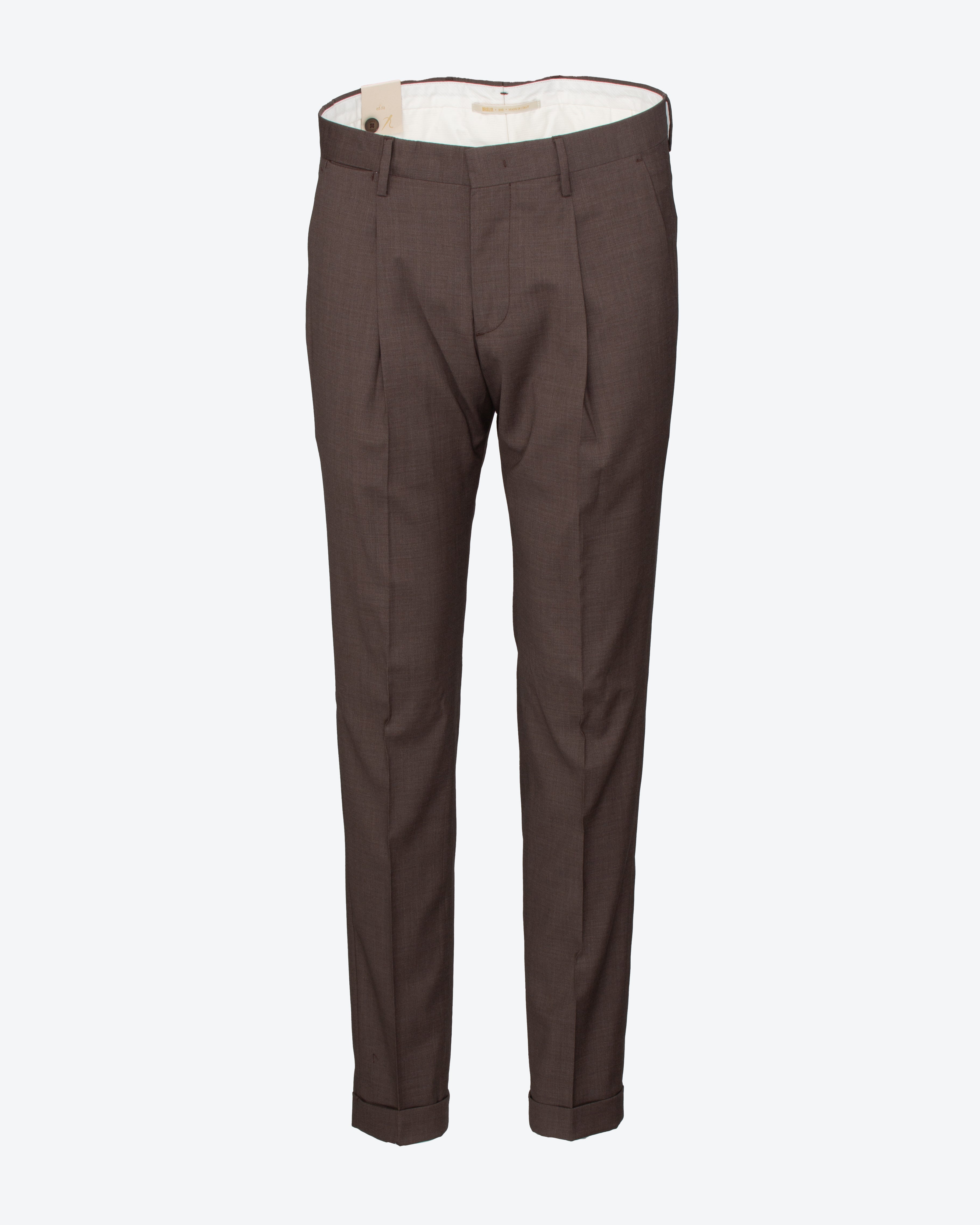 BRIGLIA - Pantaloni in lana con pinces | macciocu.com