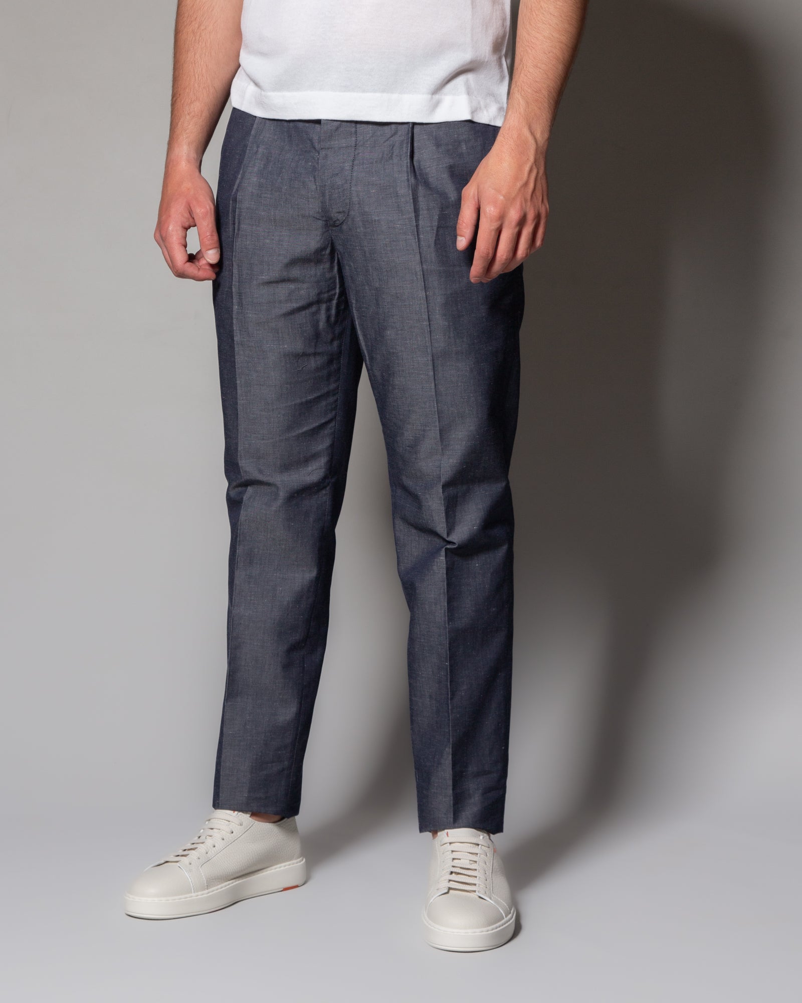 HINDUSTRIE - Pantaloni chino con pinces | macciocu.com