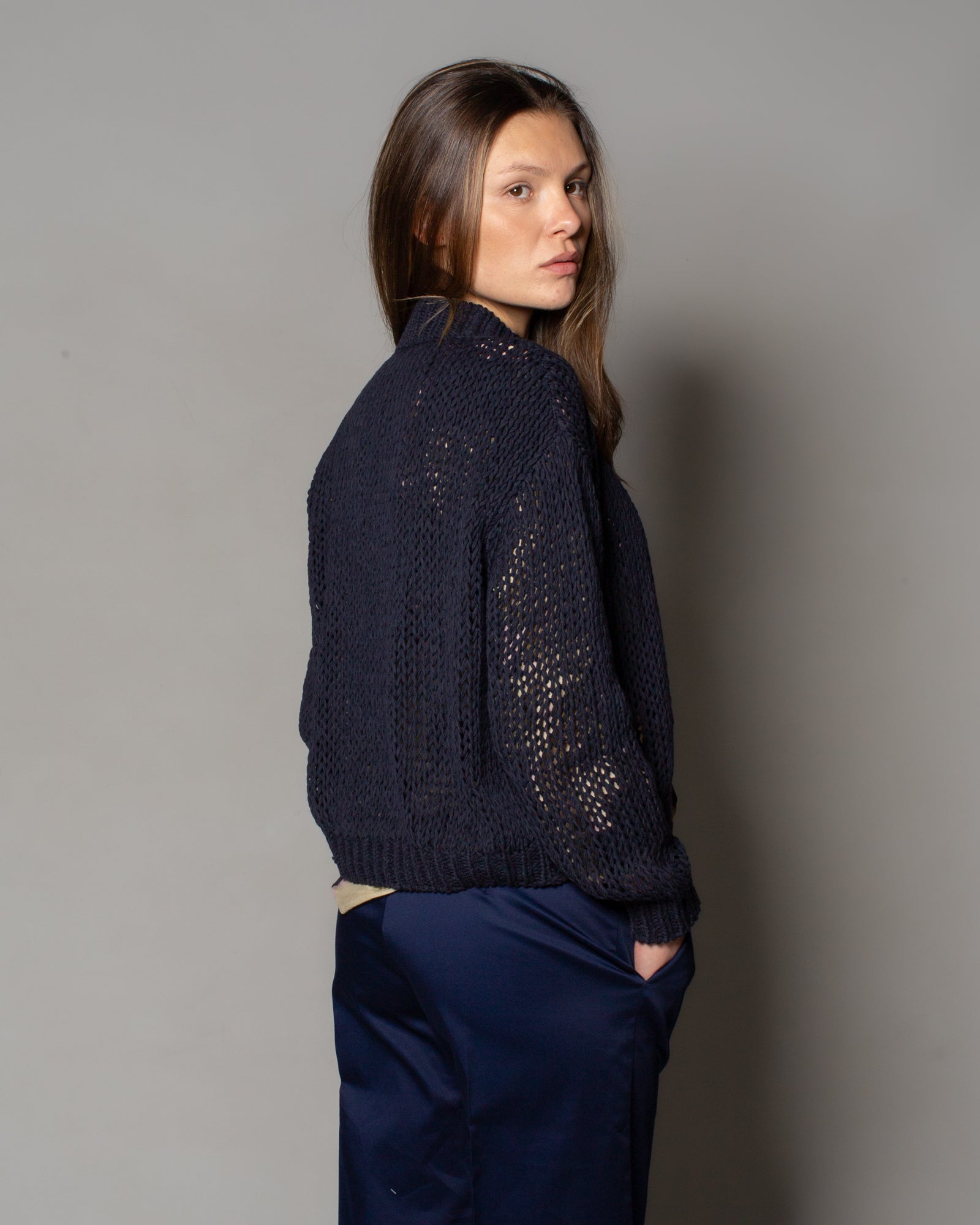 ROBERTO COLLINA - Cardigan boxy con bottoni | macciocu.com