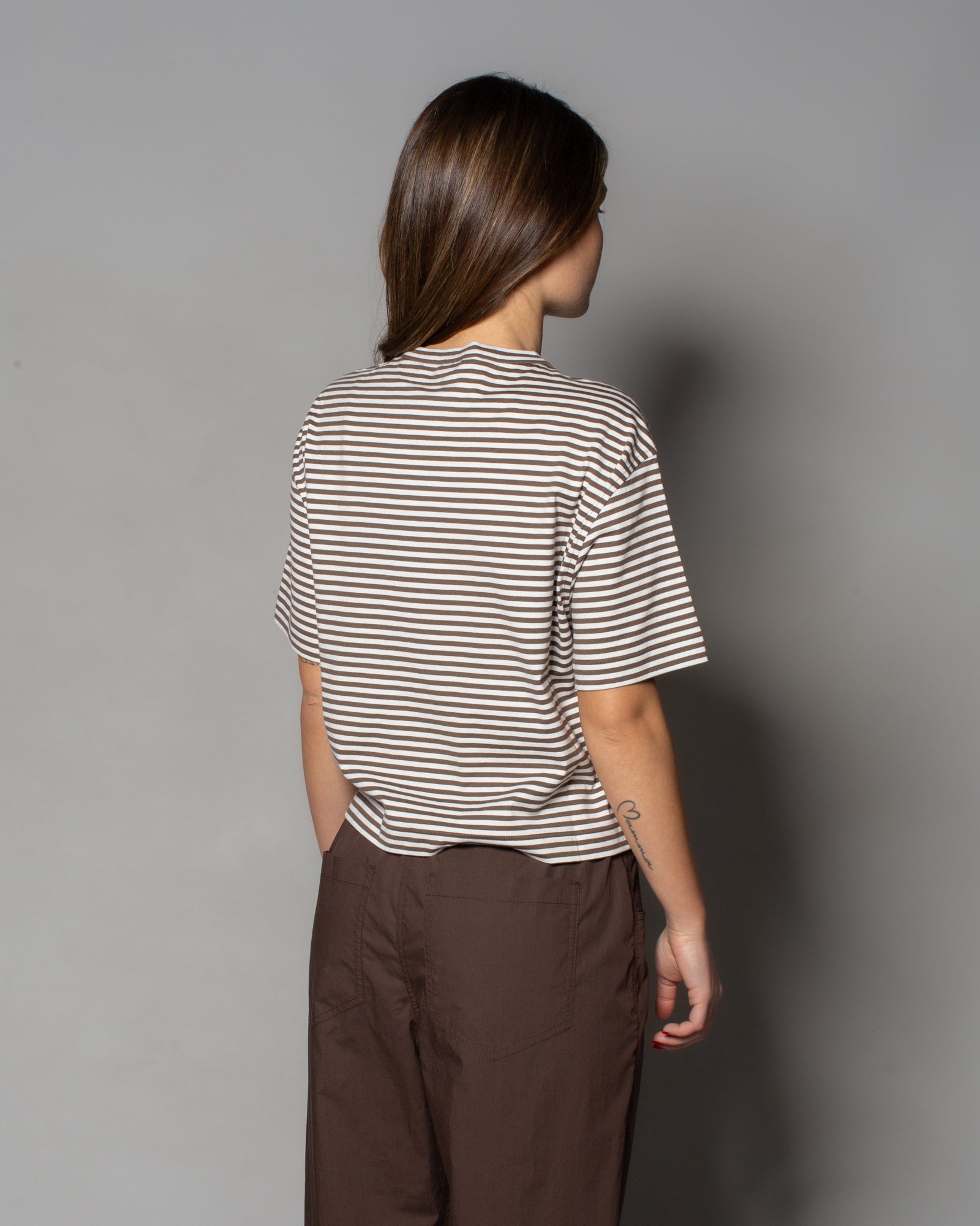 BRUNELLO CUCINELLI - T-Shirt a righe con taschino | macciocu.com