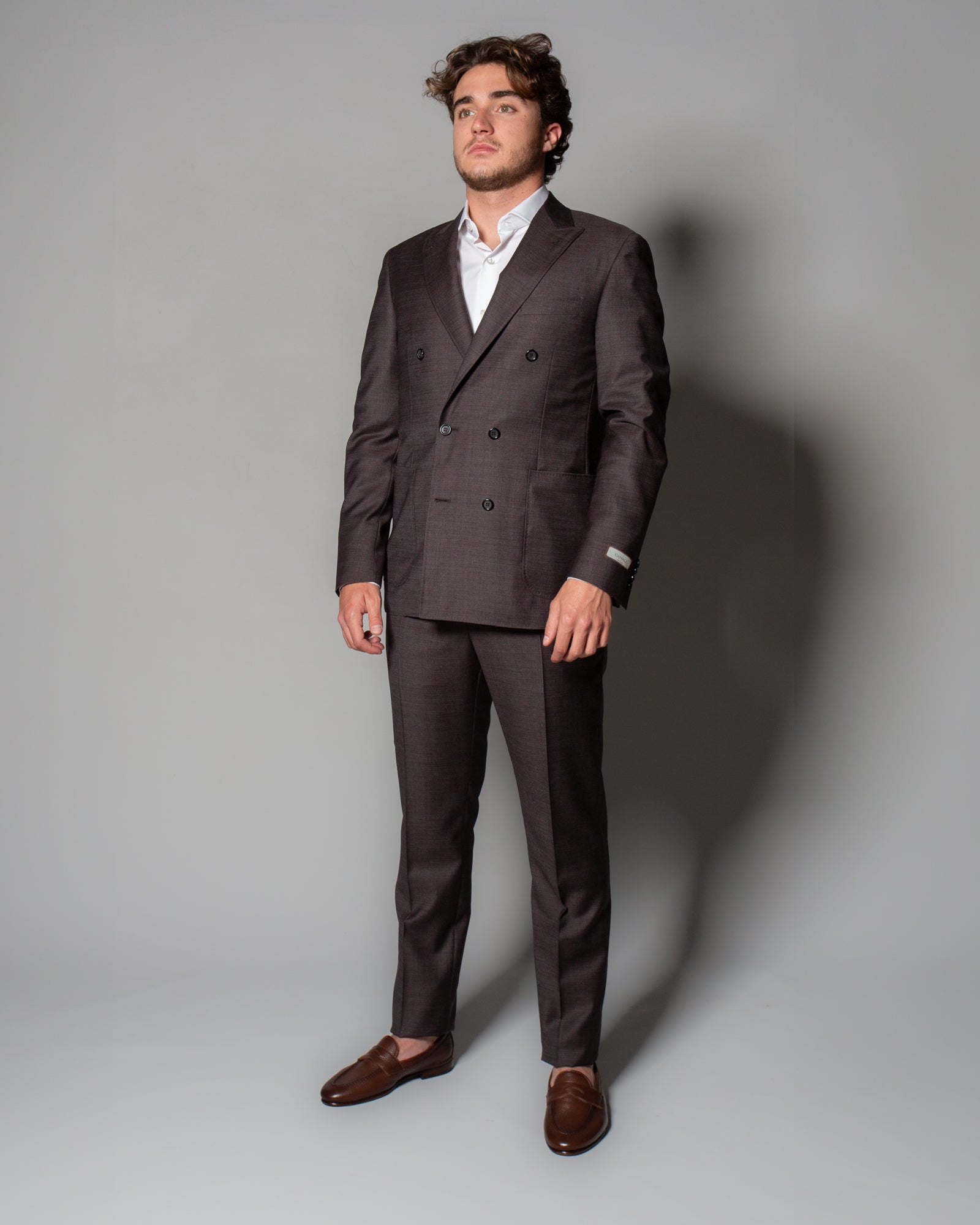 CANALI - Abito doppio petto con cinturino | macciocu.com